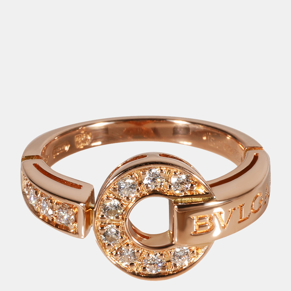 

Bvlgari Diamond Ring in 18k Rose Gold 0.28 CTW