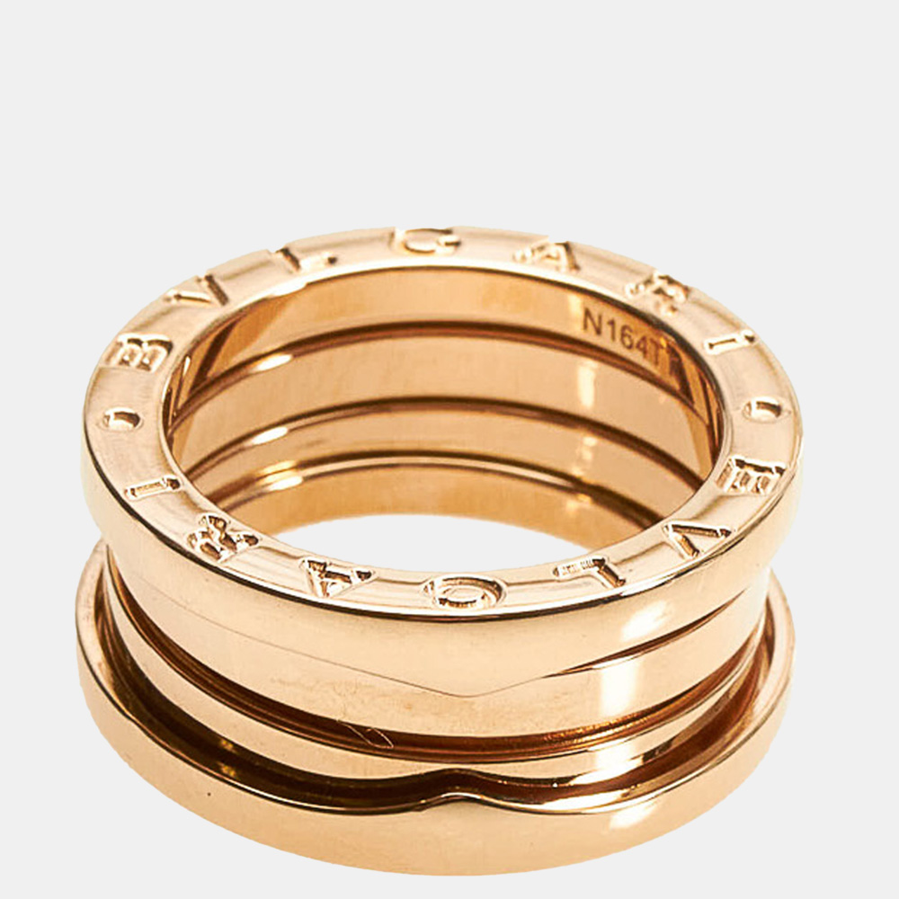 

B.Zero1 3-Band Ring in Rose Gold Ring Size EU -US 5.25, Pink