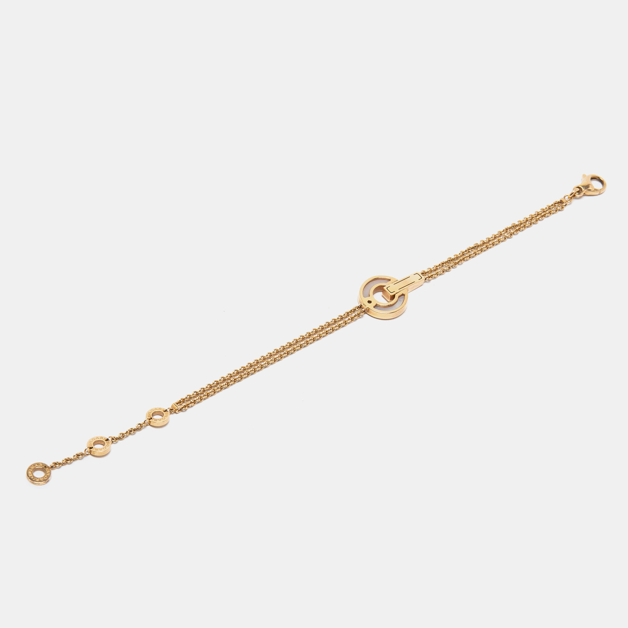 

Bvlgari Bvlgari Mother of Pearl Diamond 18k Rose Gold Bracelet