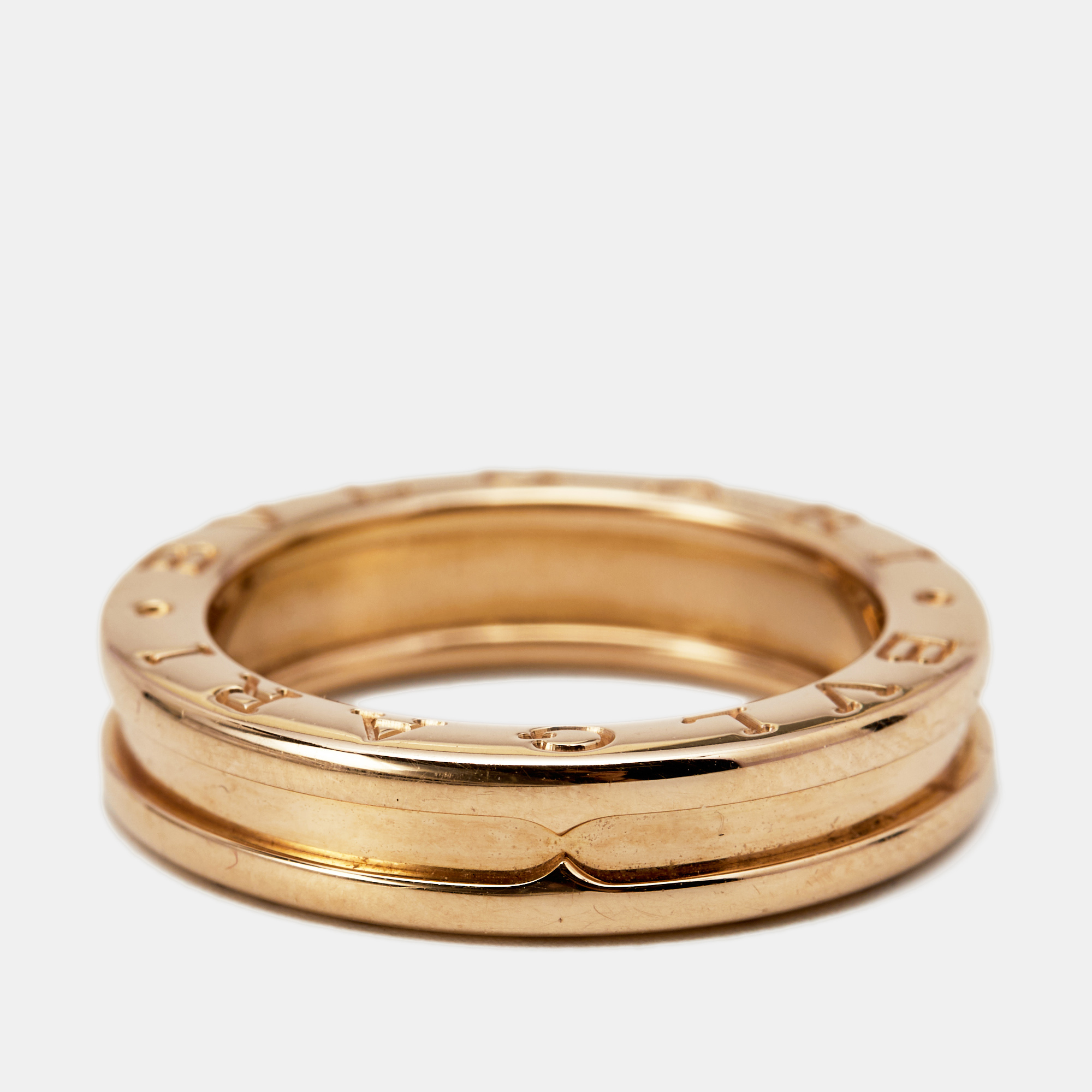 

Bvlgari B.Zero1 18k Rose Gold 1 Band Ring Size