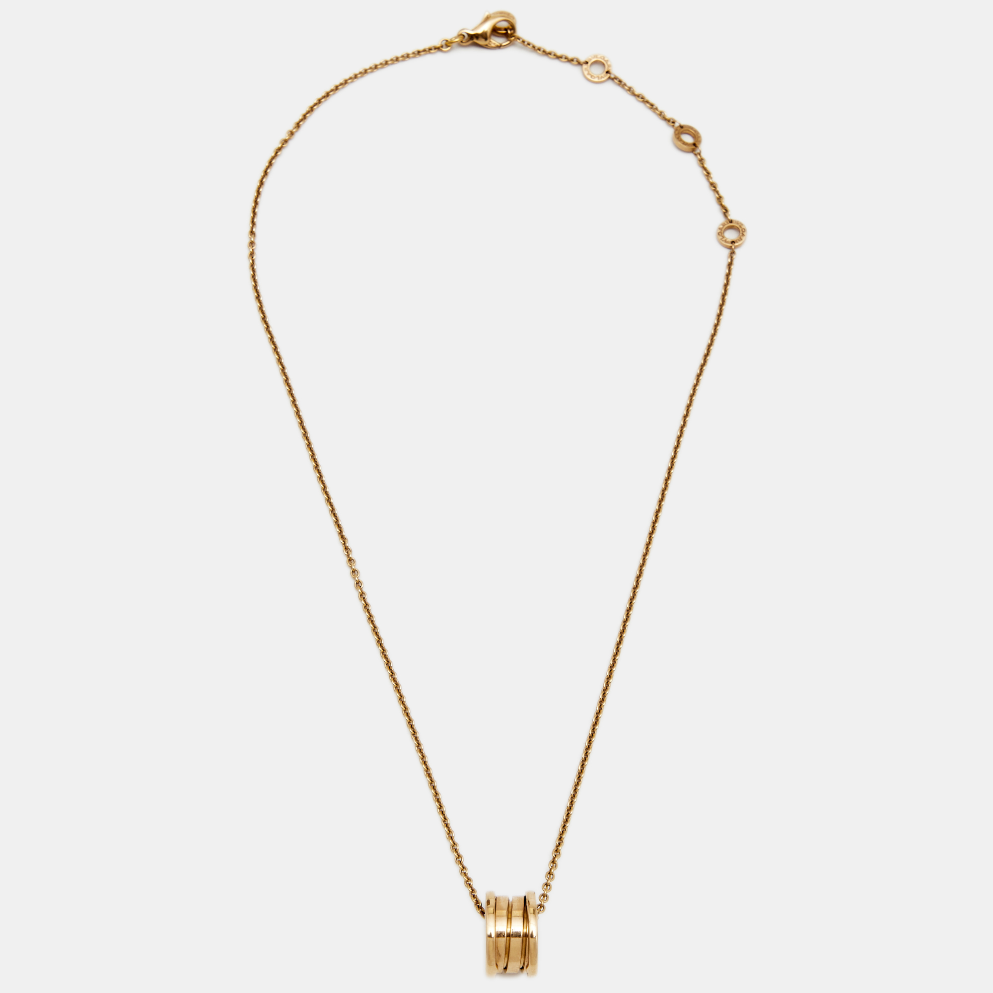 

Bvlgari B.Zero1 18k Rose Gold Pendant Necklace