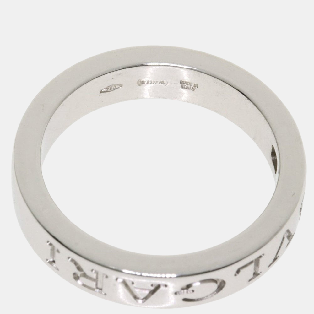 

Bvlgari Bvlgari Bvlgari 18K White Gold Diamond Ring EU 50.5