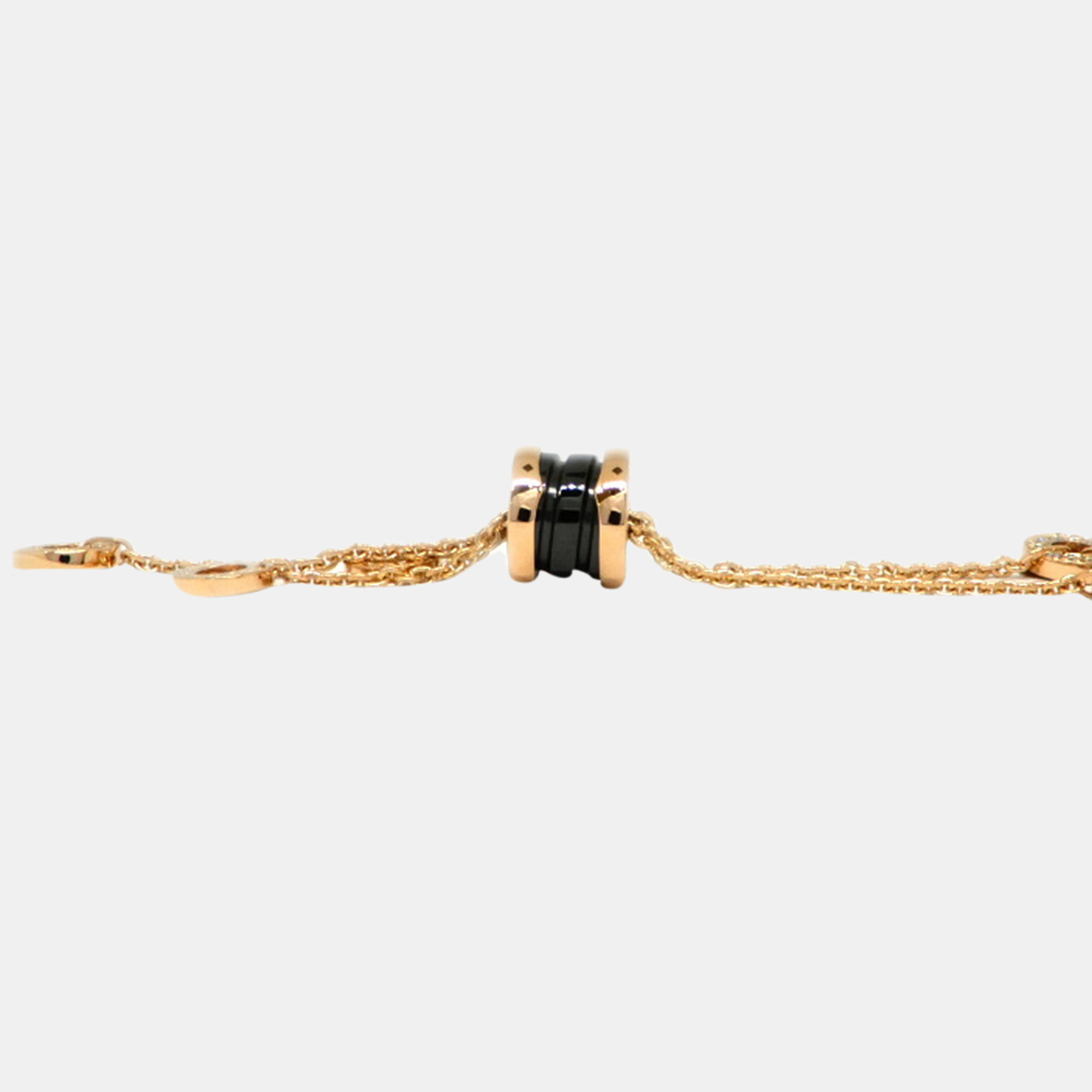 

Bvlgari B.Zero1 18K Rose Gold Diamond Ceramic Necklace