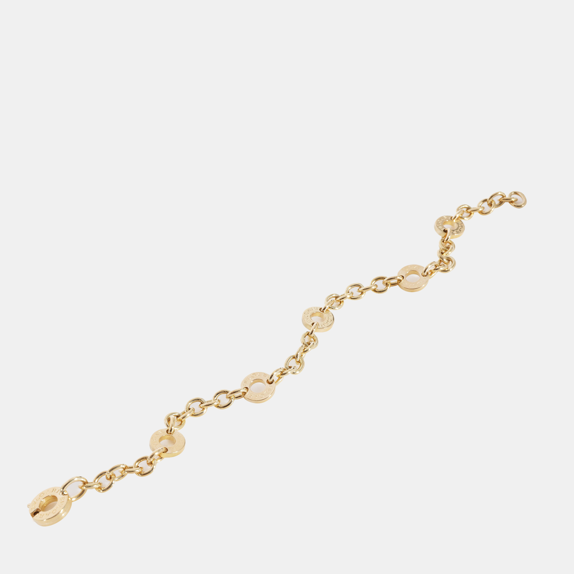 

BVLGARI Bvlgari Six Station Oval Link Bracelet in 18K Yellow Gold