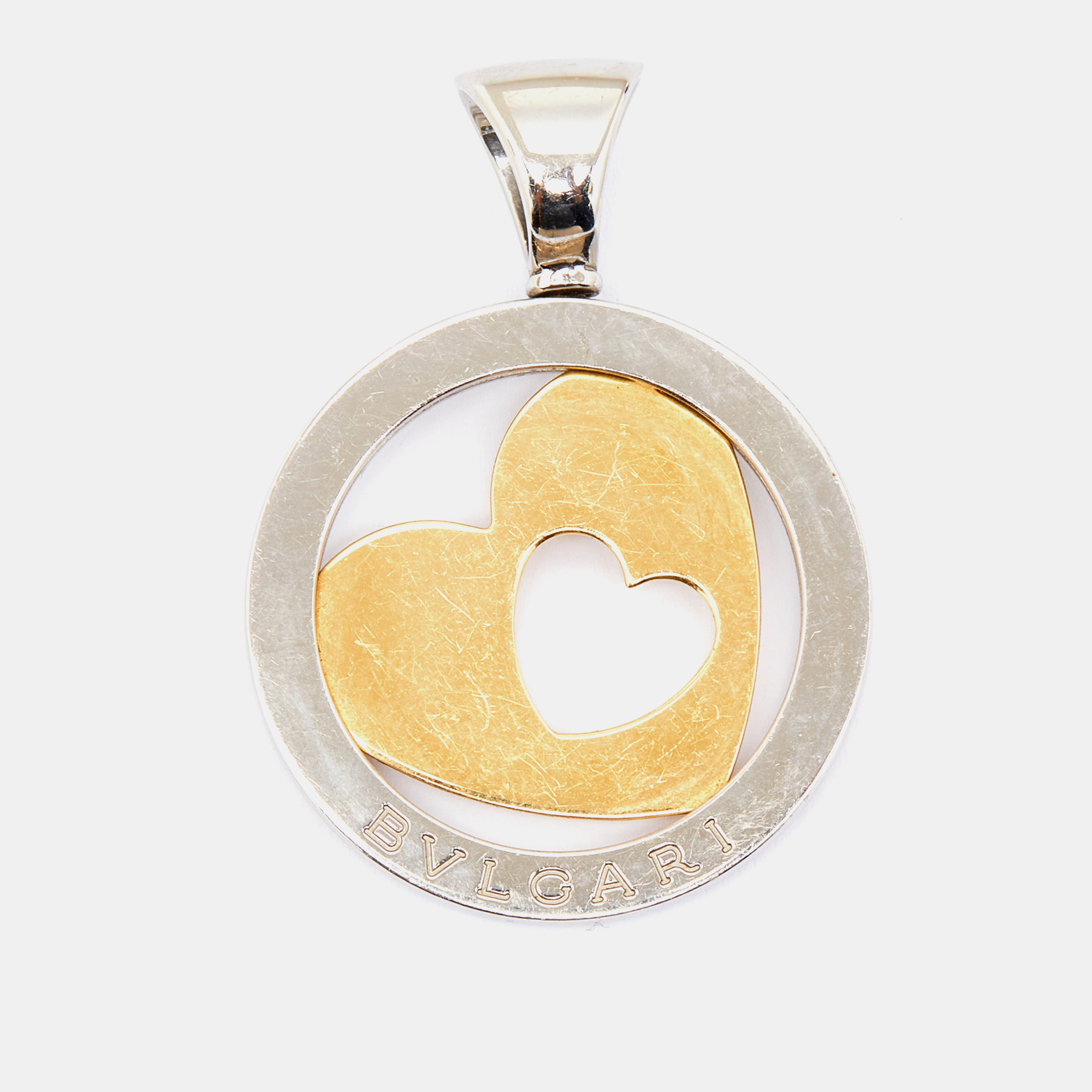 bvlgari heart pendant