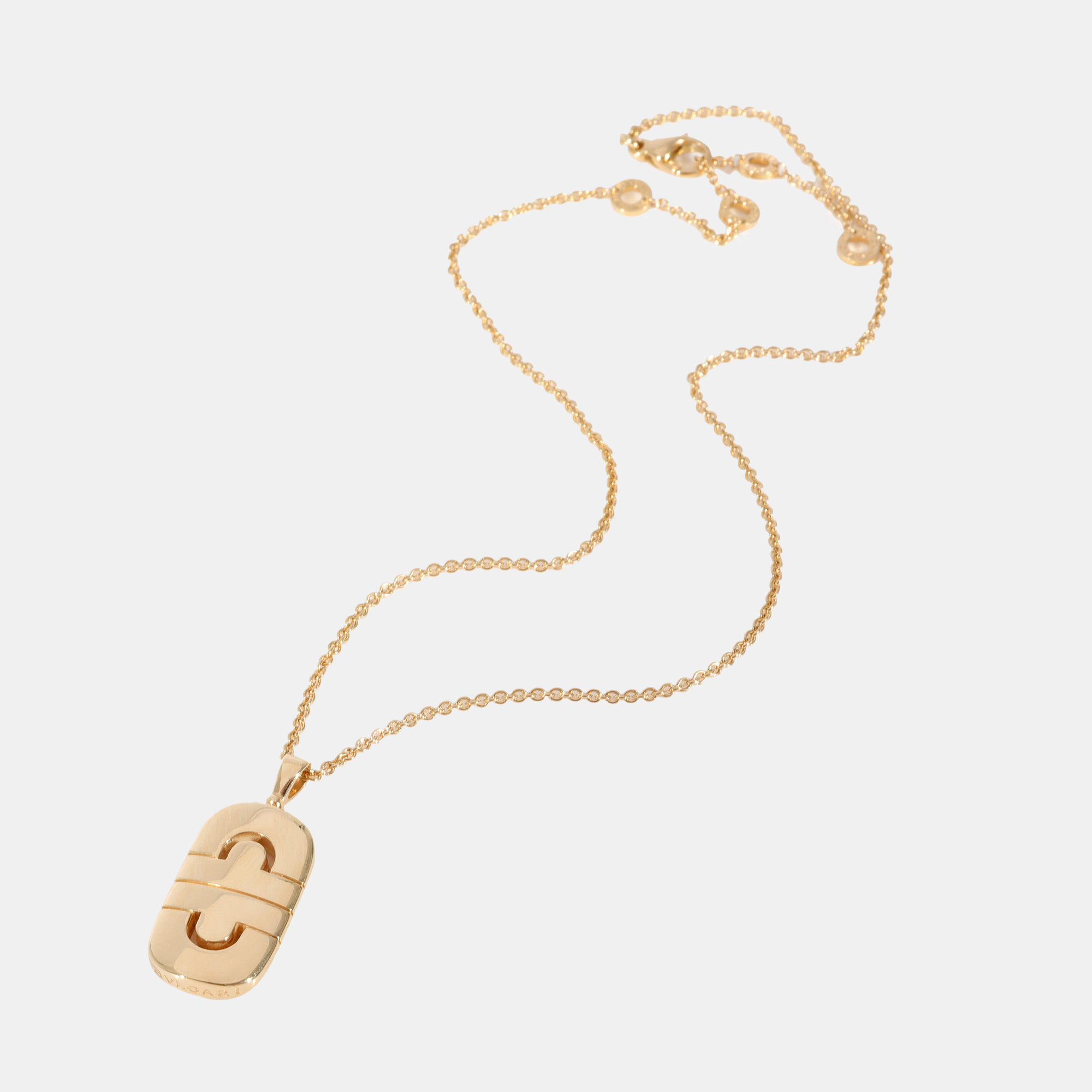 

Bvlgari Parentesi Pendant on a Chain in 18k Yellow Gold