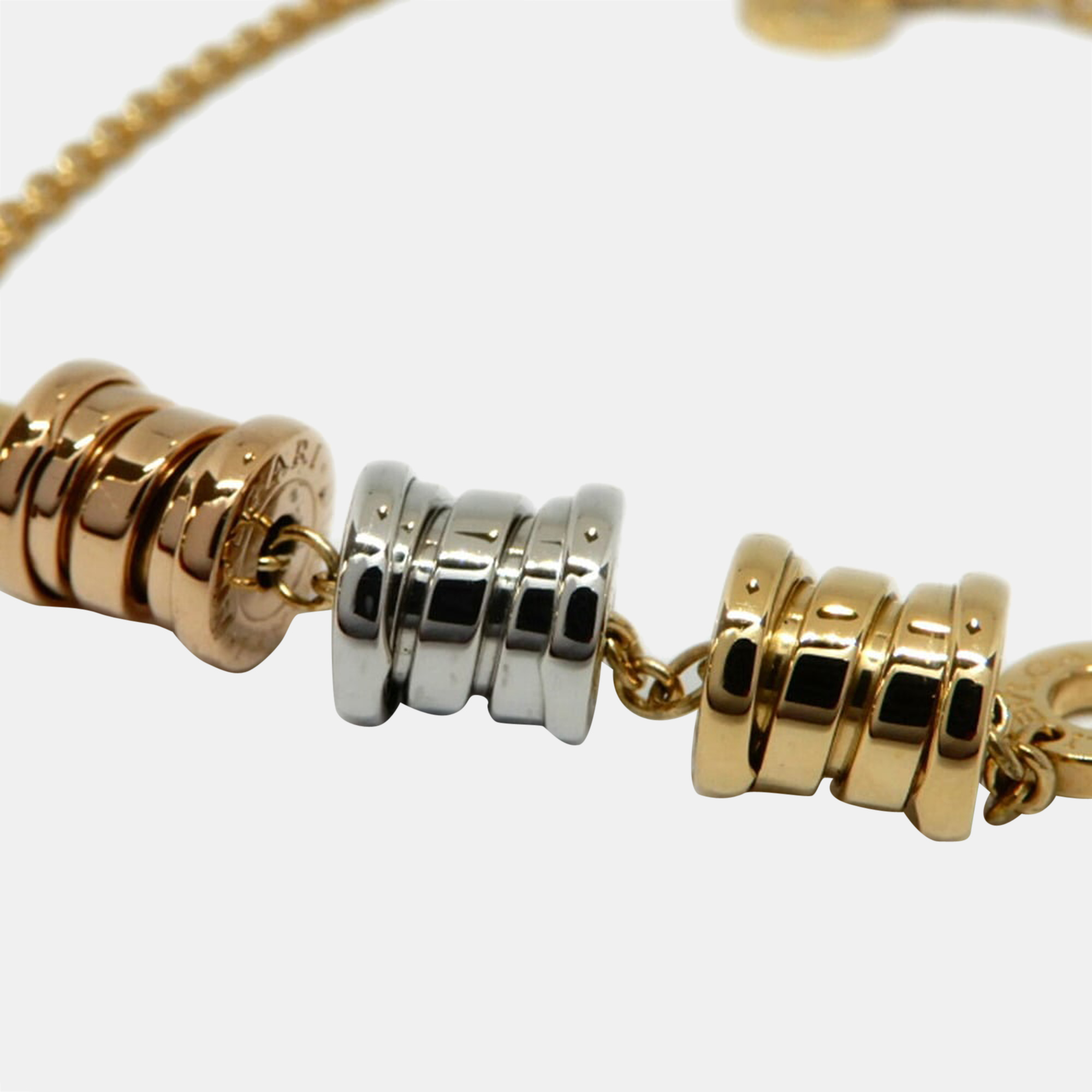 

Bvlgari B.Zero1 18K Yellow Rose and White Gold Bracelet 16