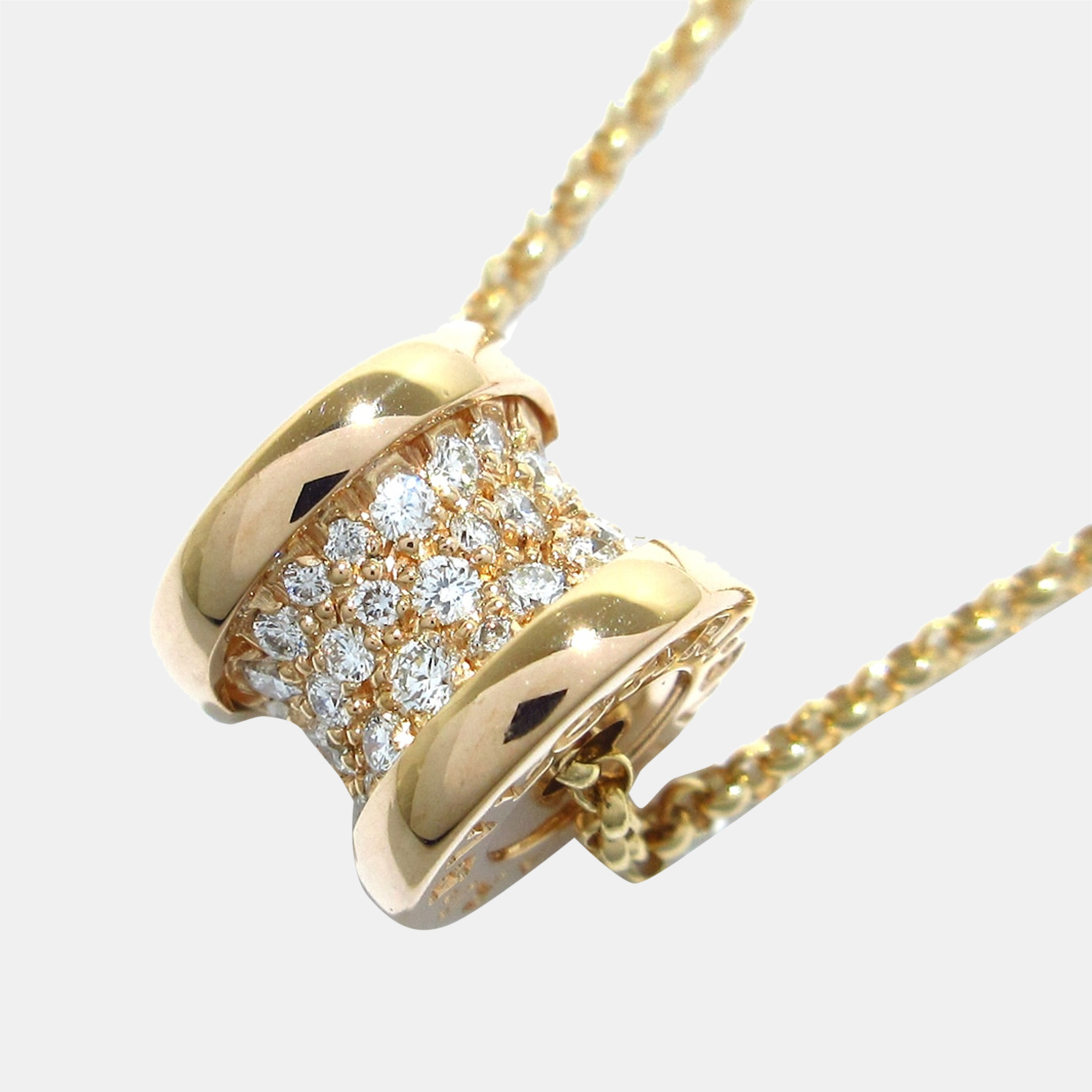 

Bvlgari B.Zero1 18K Rose Gold Diamond Necklace