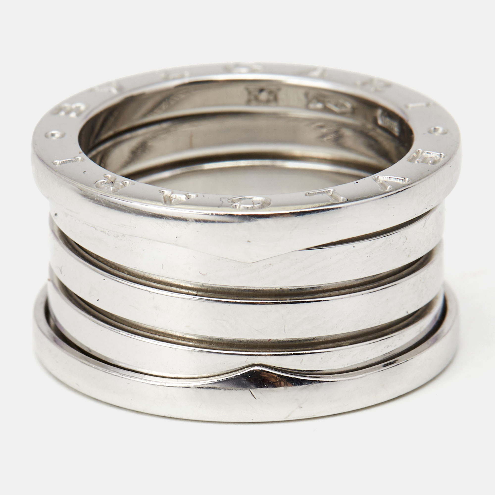 

Bvlgari B.Zero1 18k White Gold Ring Size