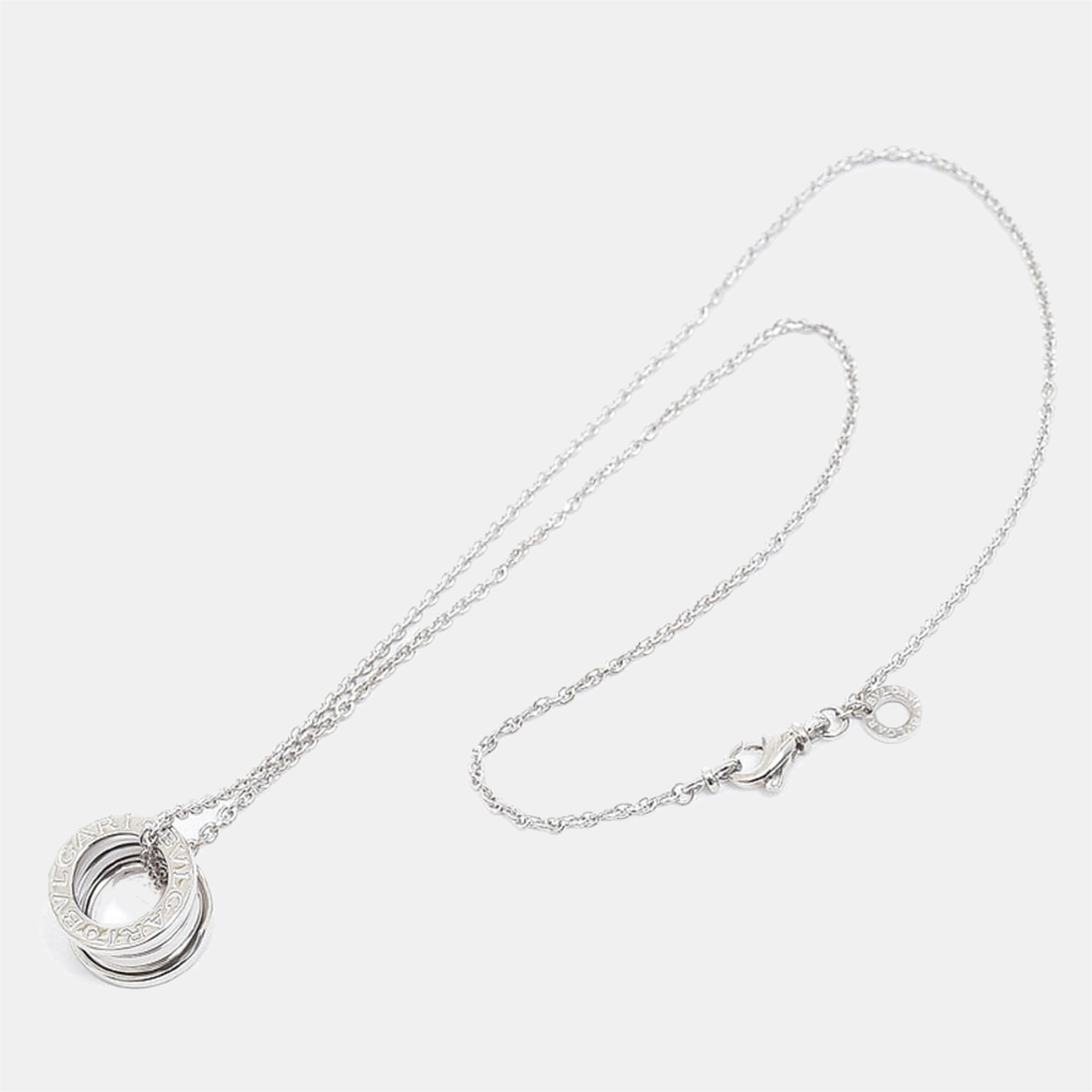 

Bvlgari B.Zero1 18K White Gold Necklace