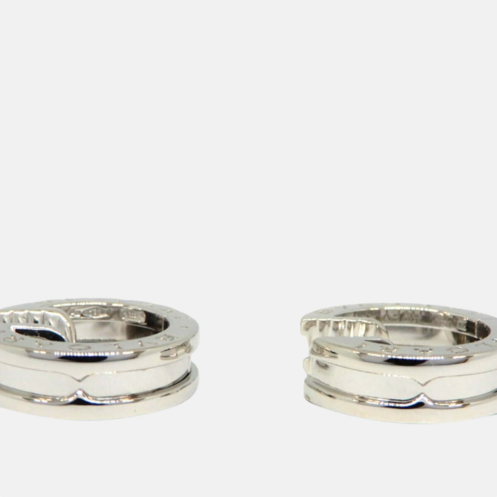 

Bvlgari 18K White Gold B.Zero1 Hoop Earrings