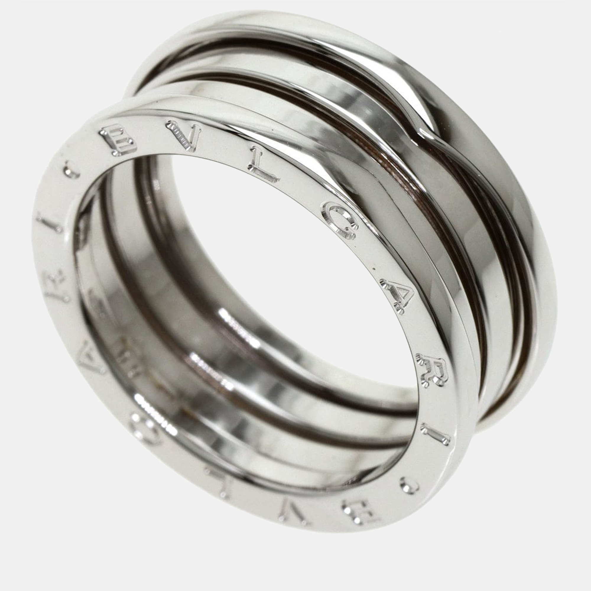 

Bvlgari 18K White Gold B.Zero1 Band Ring
