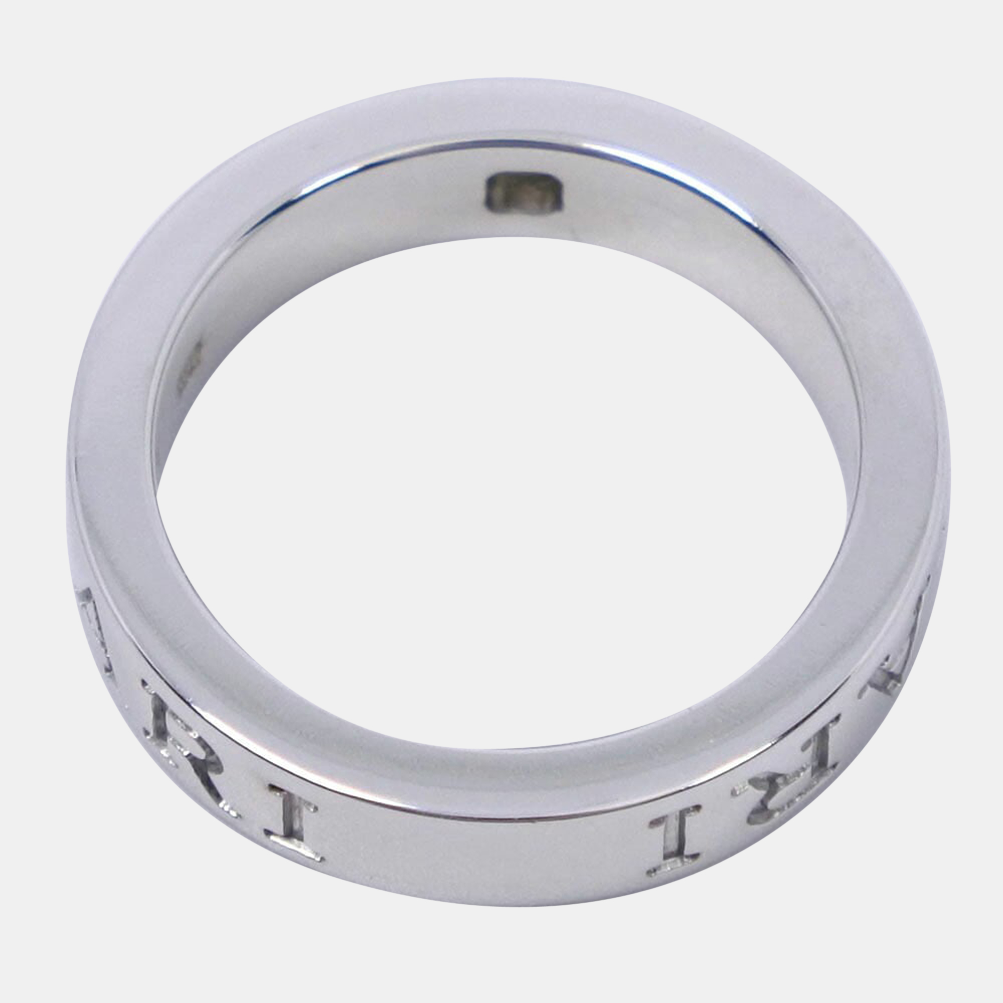 

Bvlgari 18K White Gold Diamond Ring EU 54.5