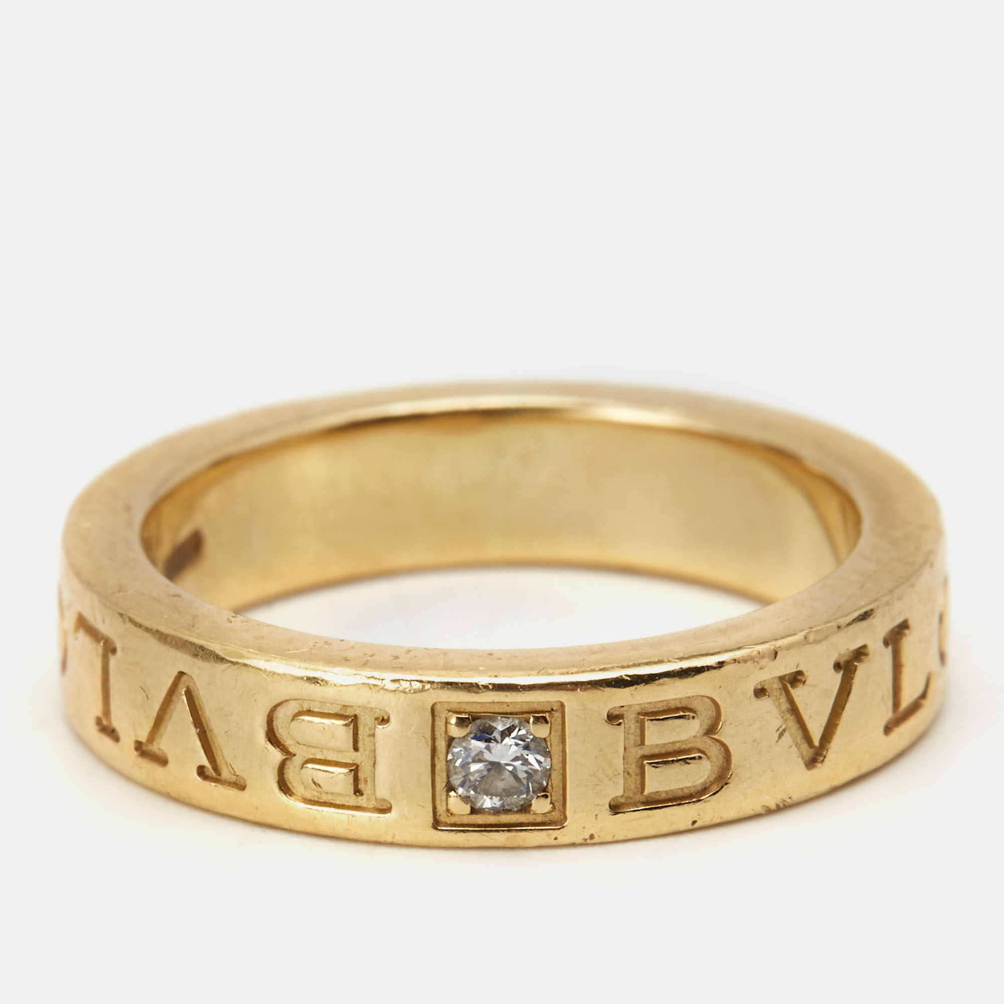 

Bvlgari Bvlgari Diamond 18k Yellow Gold Ring Size