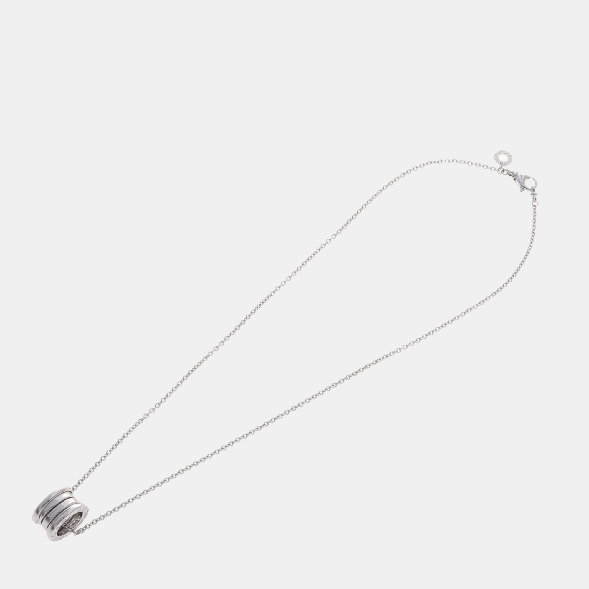 

Bvlgari B.Zero1 18K White Gold Necklace, Silver