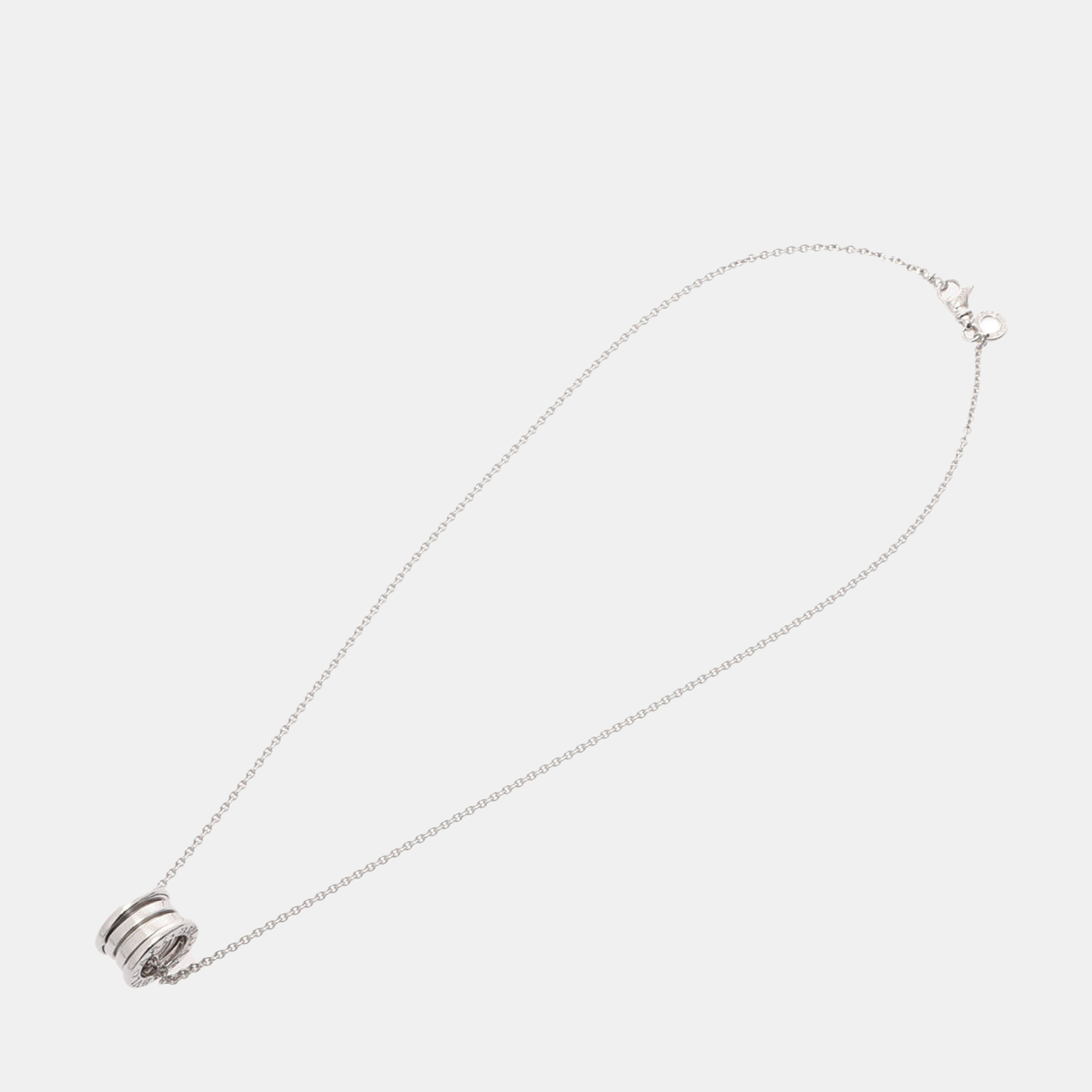 

Bvlgari B.Zero1 18K White Gold Necklace, Silver
