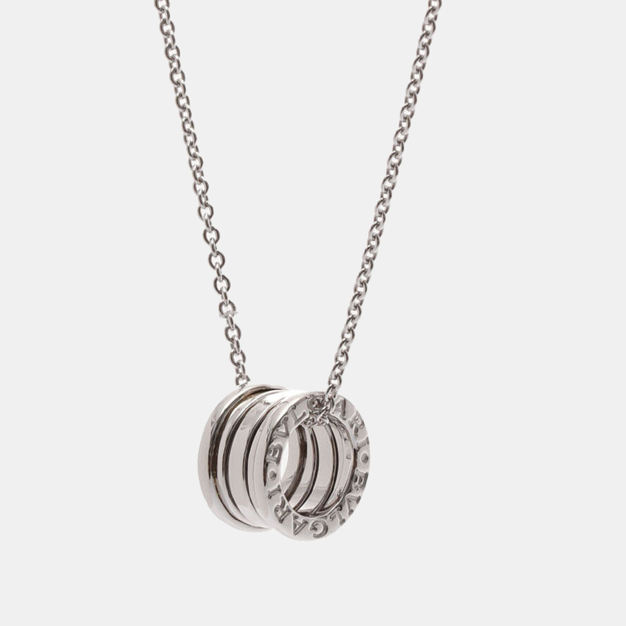 

Bvlgari B.Zero1 18K White Gold Necklace, Silver