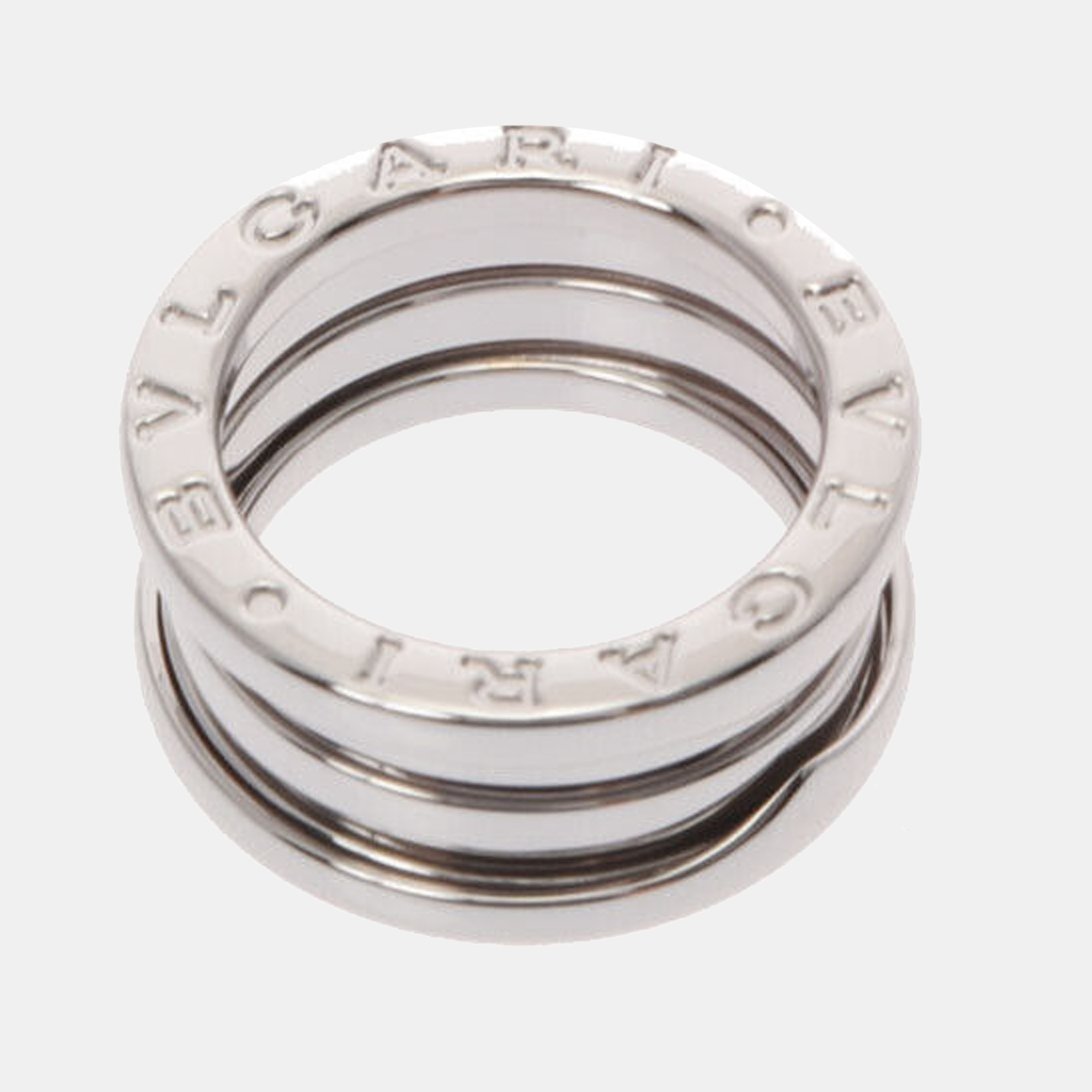 

Bvlgari B.Zero1 18K White Gold Ring EU 47, Silver