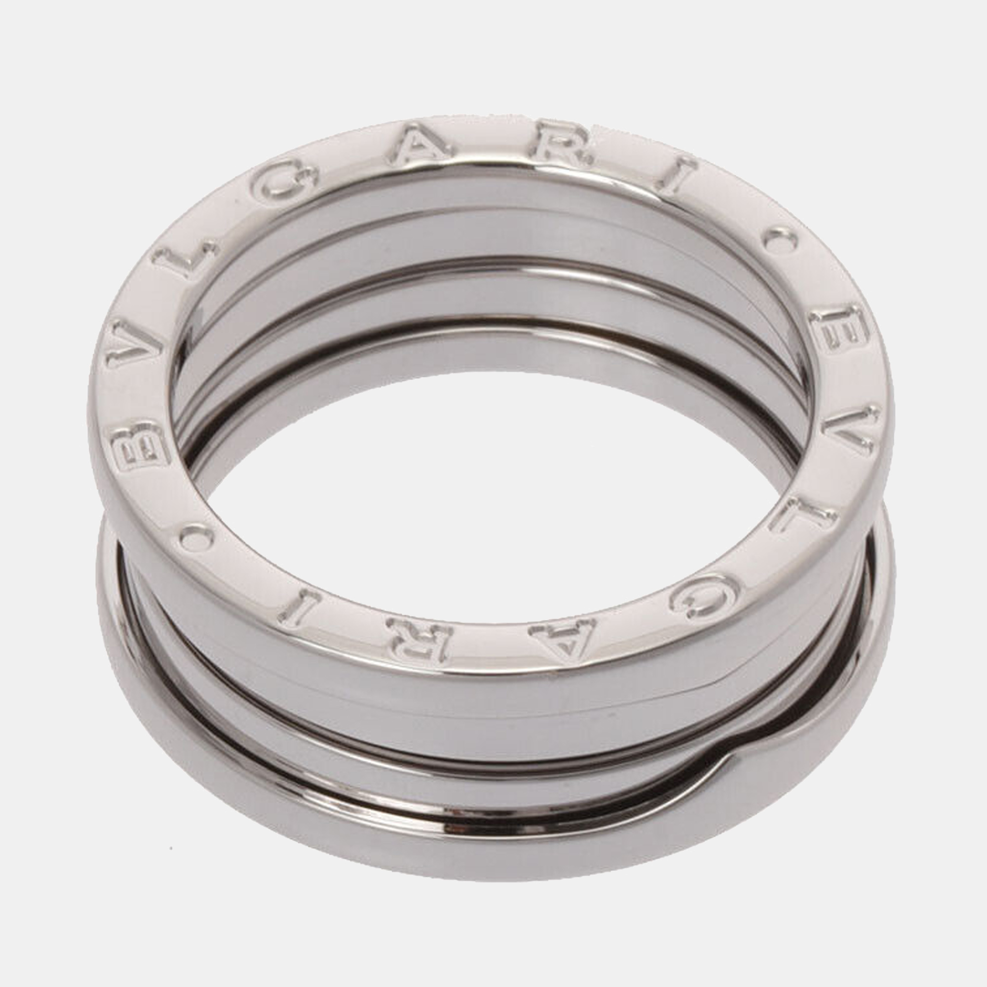 

Bvlgari B.Zero1 18K White Gold Ring EU 47, Silver