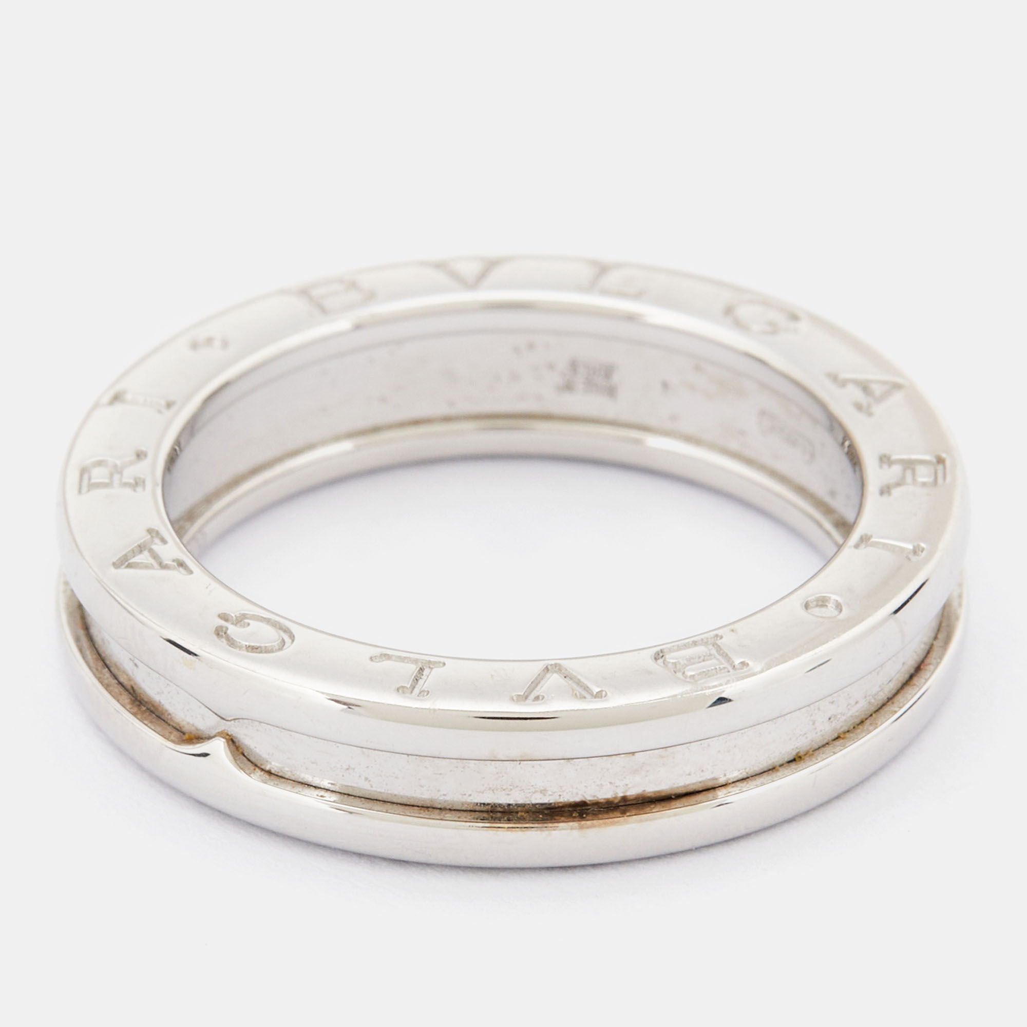 

Bvlgari B.Zero1 1-Band 18k White Gold Ring Size