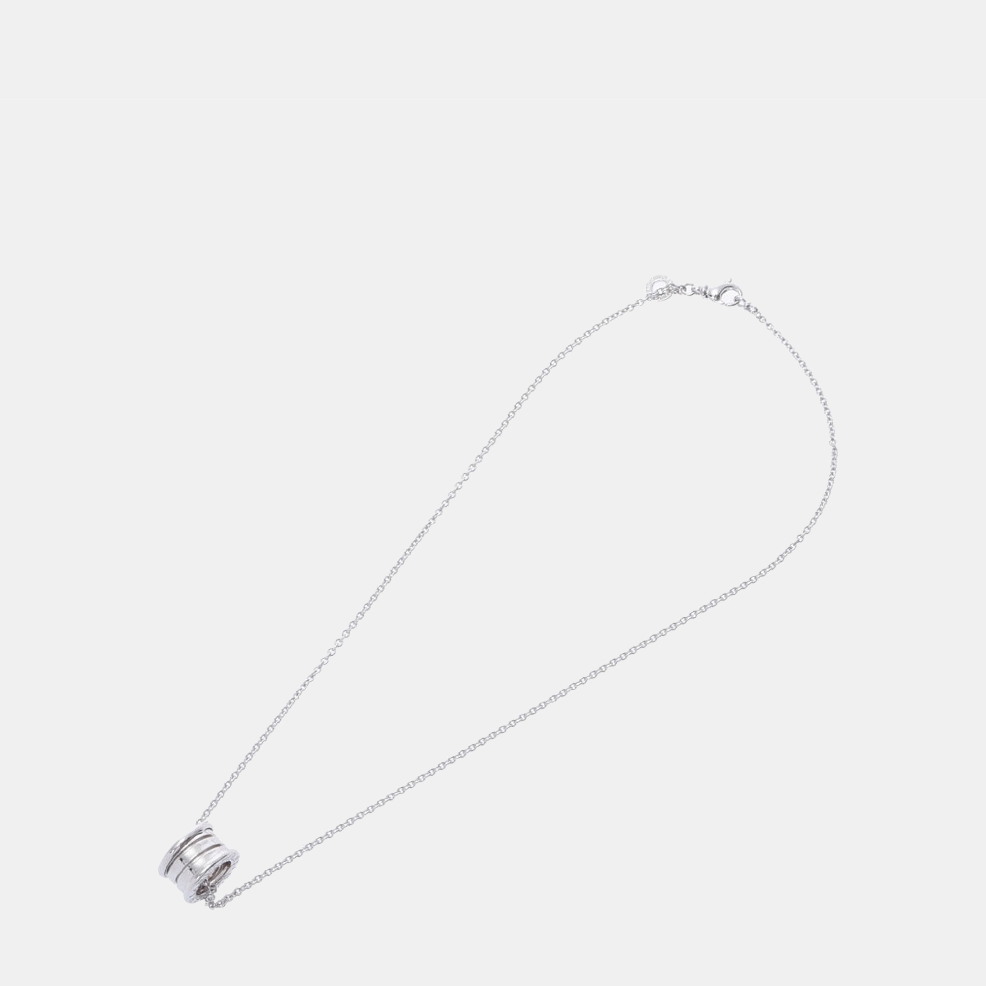 

Bvlgari B.Zero1 18K White Gold Necklace, Silver