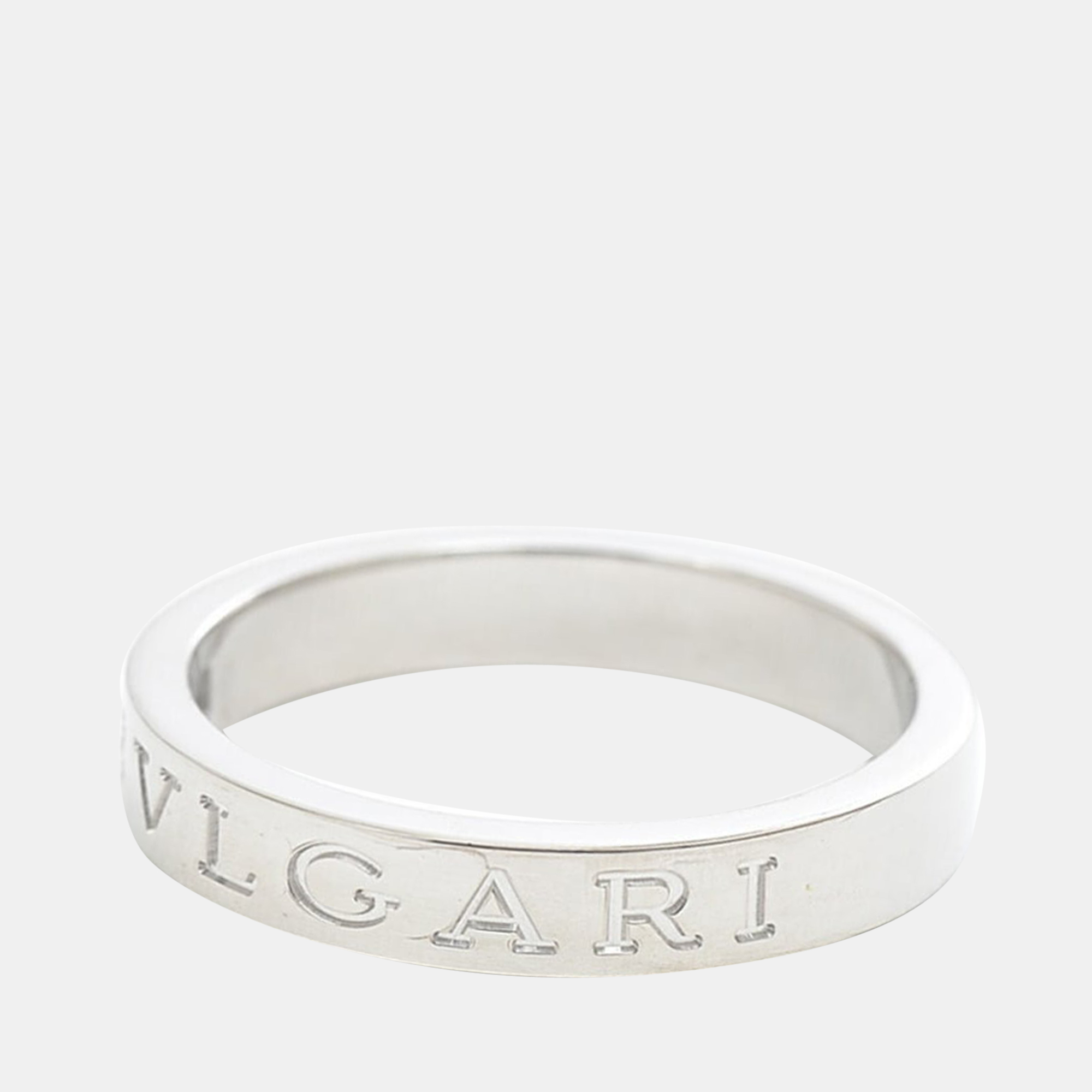 

Bvlgari 18K White Gold Diamond Ring EU 66