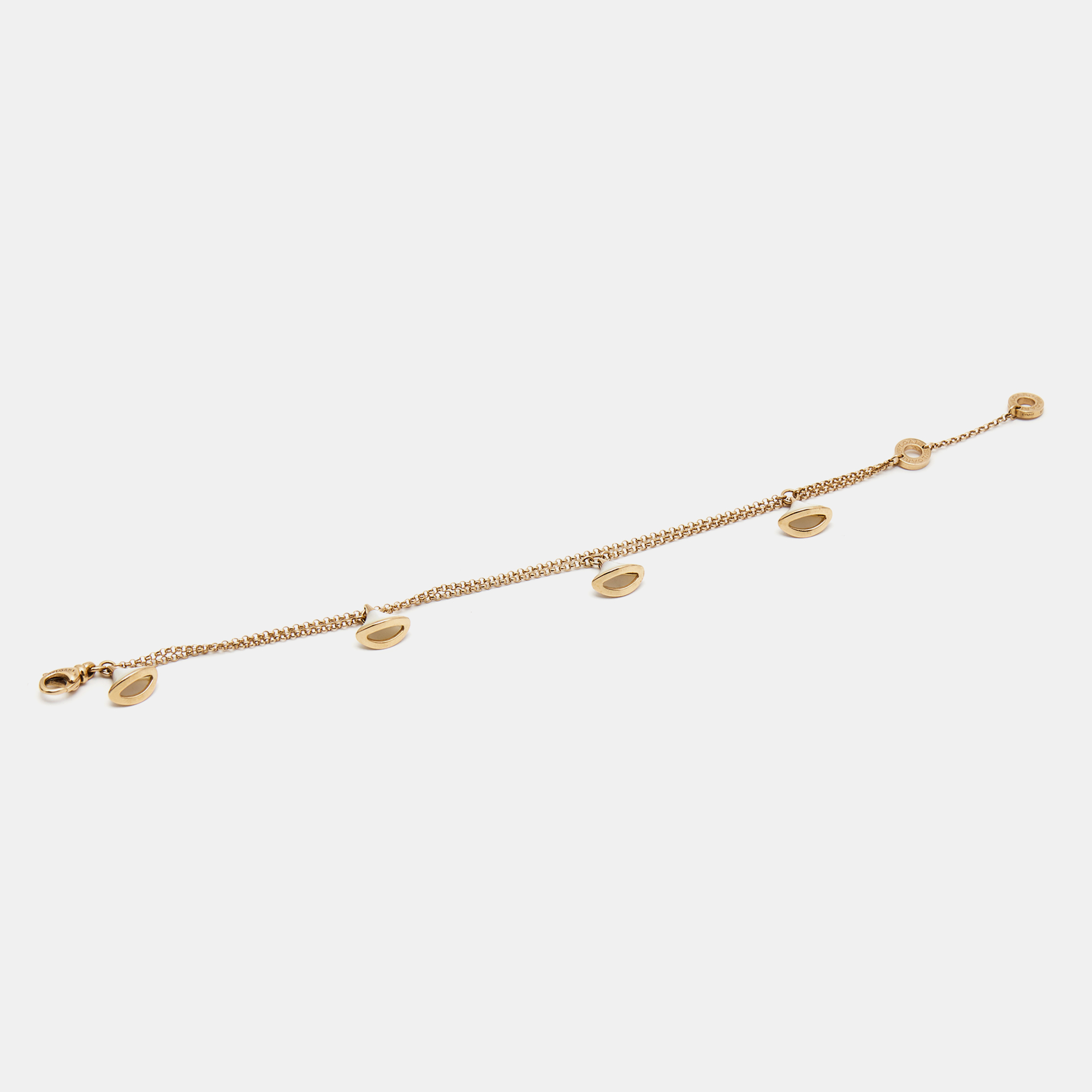

Bvlgari Divas' Dream Mother of Pearl 18k Rose Gold Bracelet SM