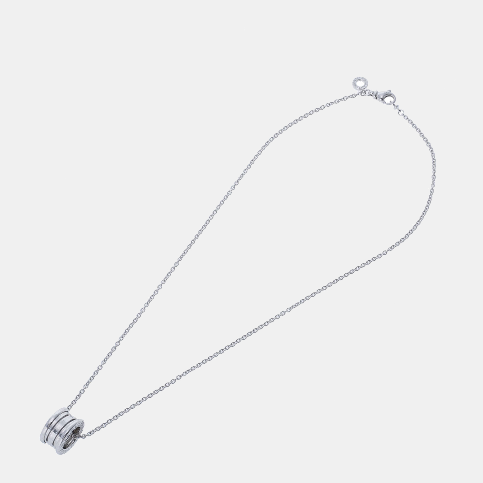 

Bvlgari B.Zero1 18K White Gold Necklace, Silver