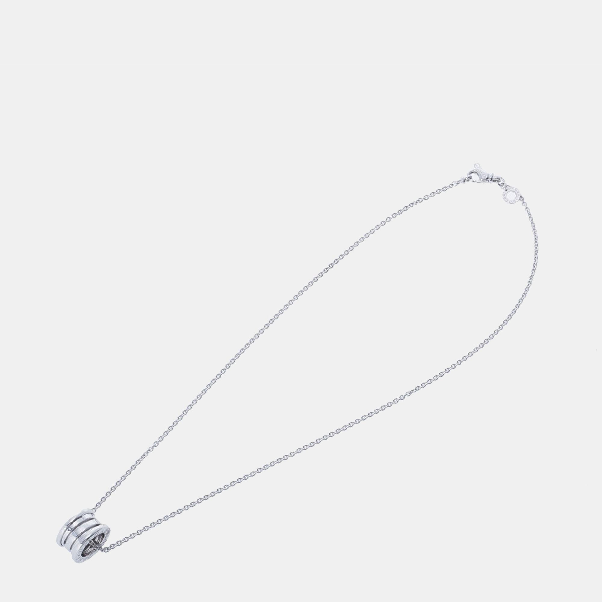 

Bvlgari B.Zero1 18K White Gold Necklace, Silver