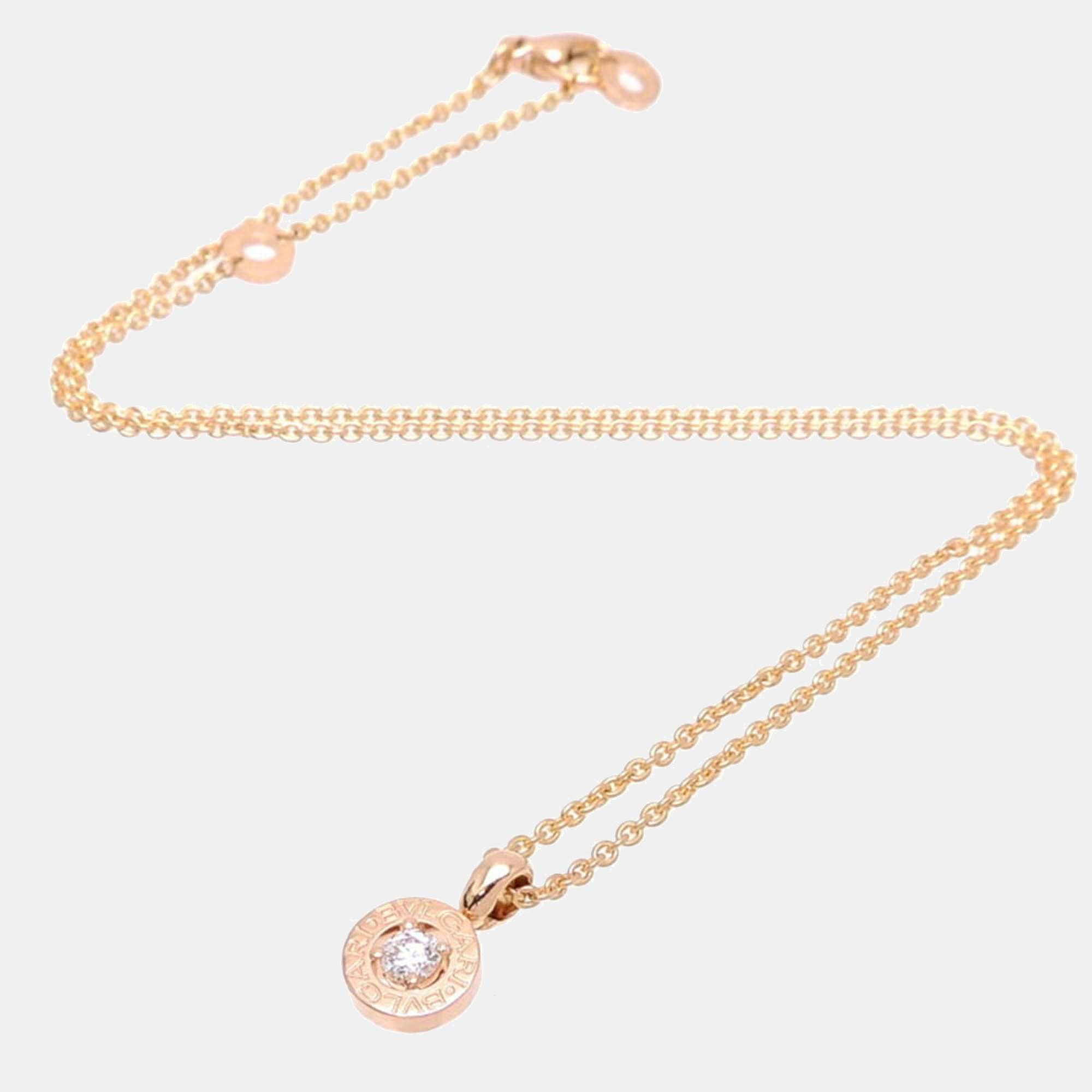 

Bvlgari 18K Rose Gold Diamond Necklace