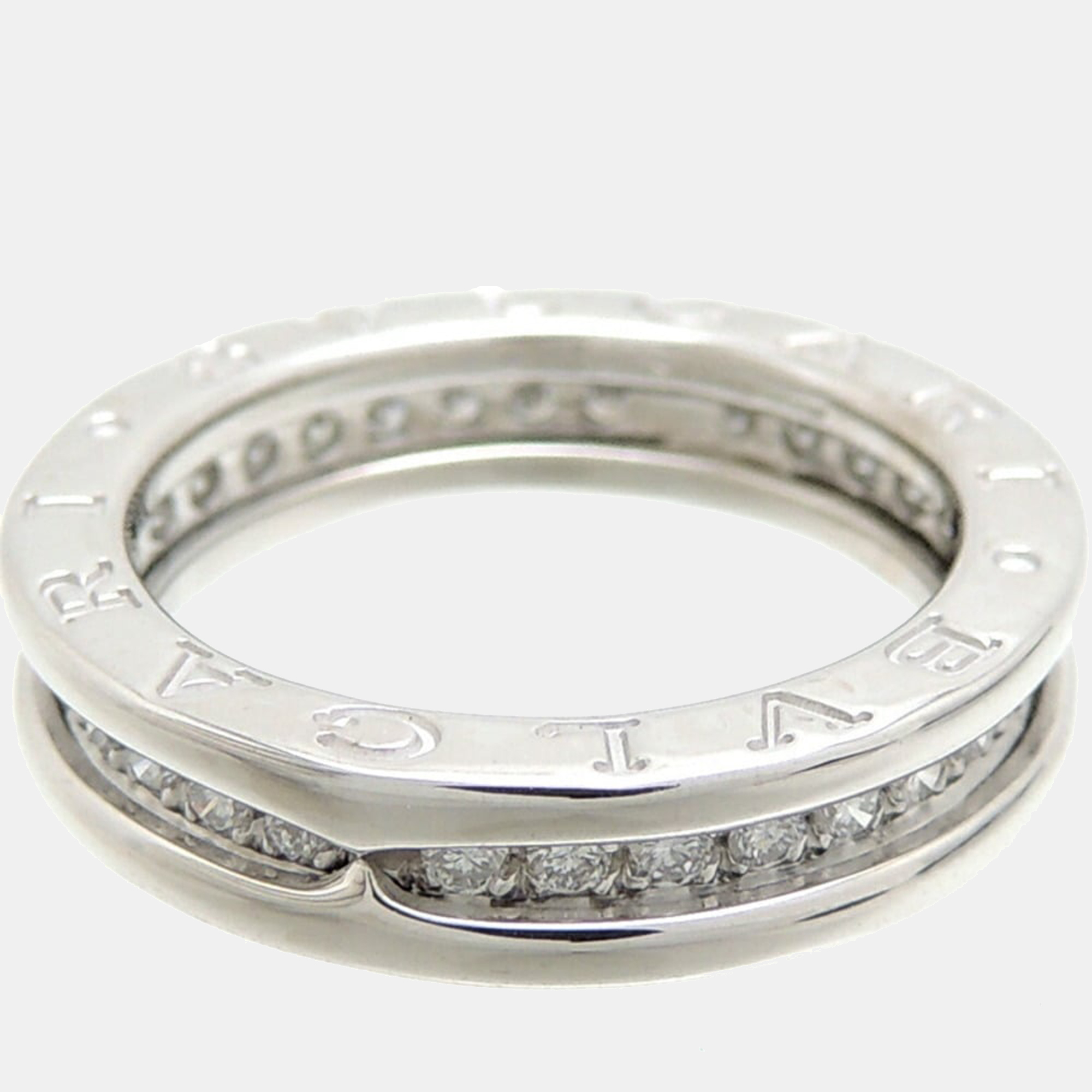 

Bvlgari B.Zero1 18K White Gold Diamond Ring EU 54