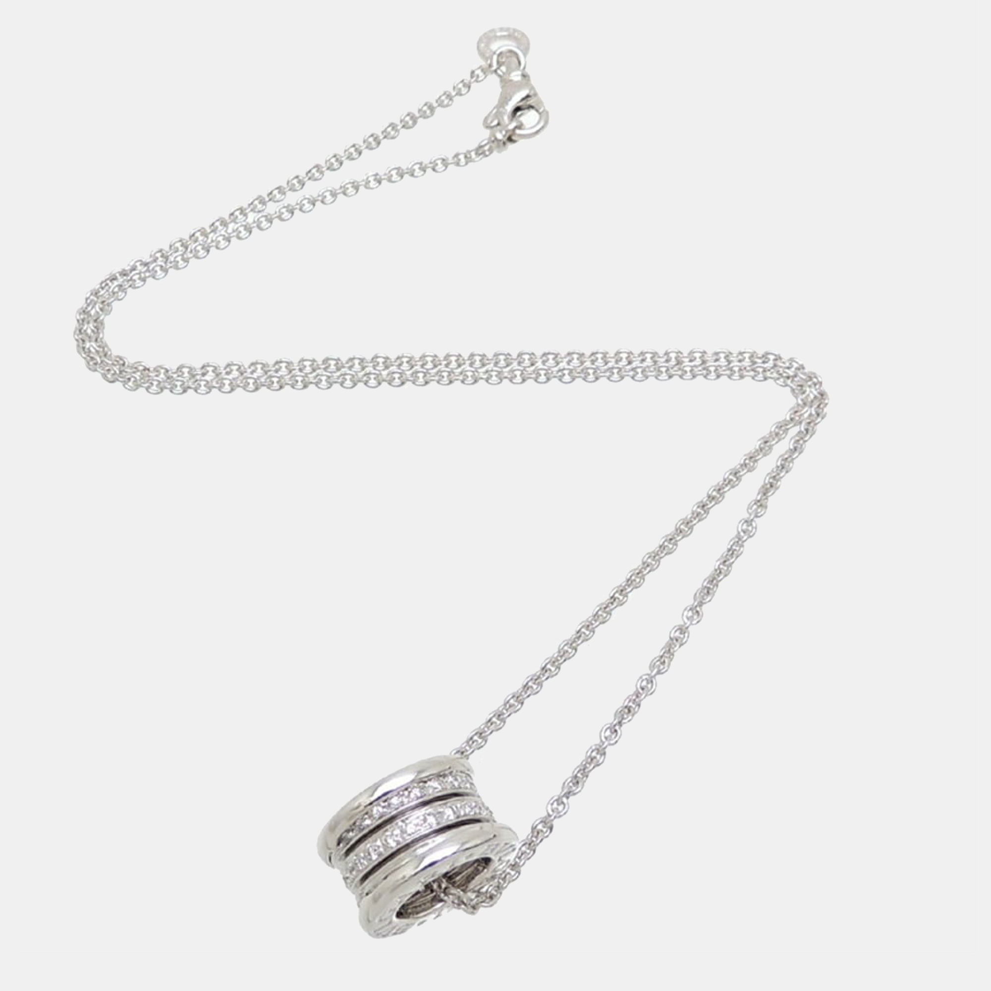 

Bvlgari B.Zero1 18K White Gold Diamond Necklace