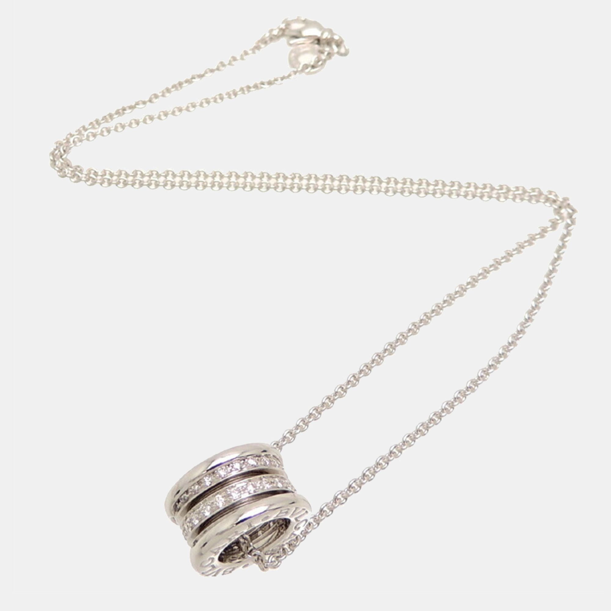 

Bvlgari B.Zero1 18K White Gold Diamond Necklace