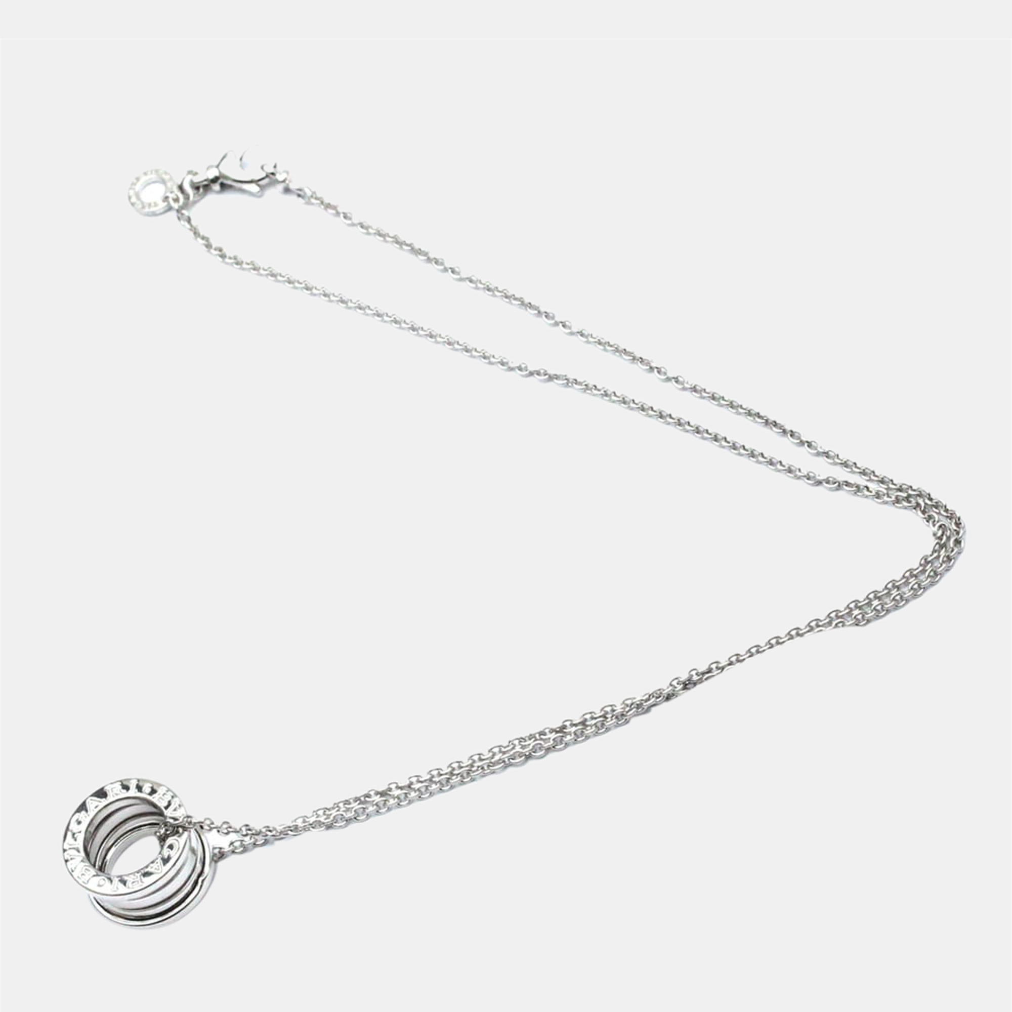 

Bvlgari B.Zero1 18K White Gold Necklace