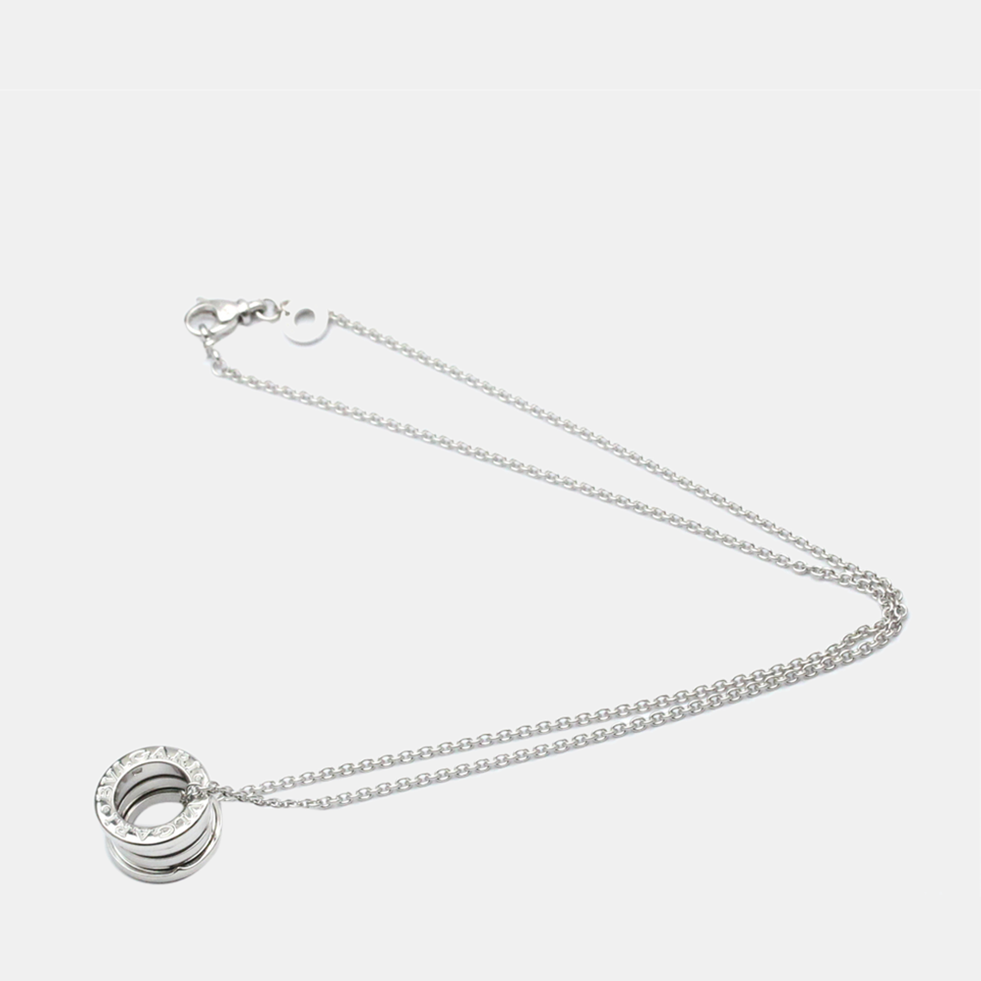 

Bvlgari B.Zero1 18K White Gold Necklace