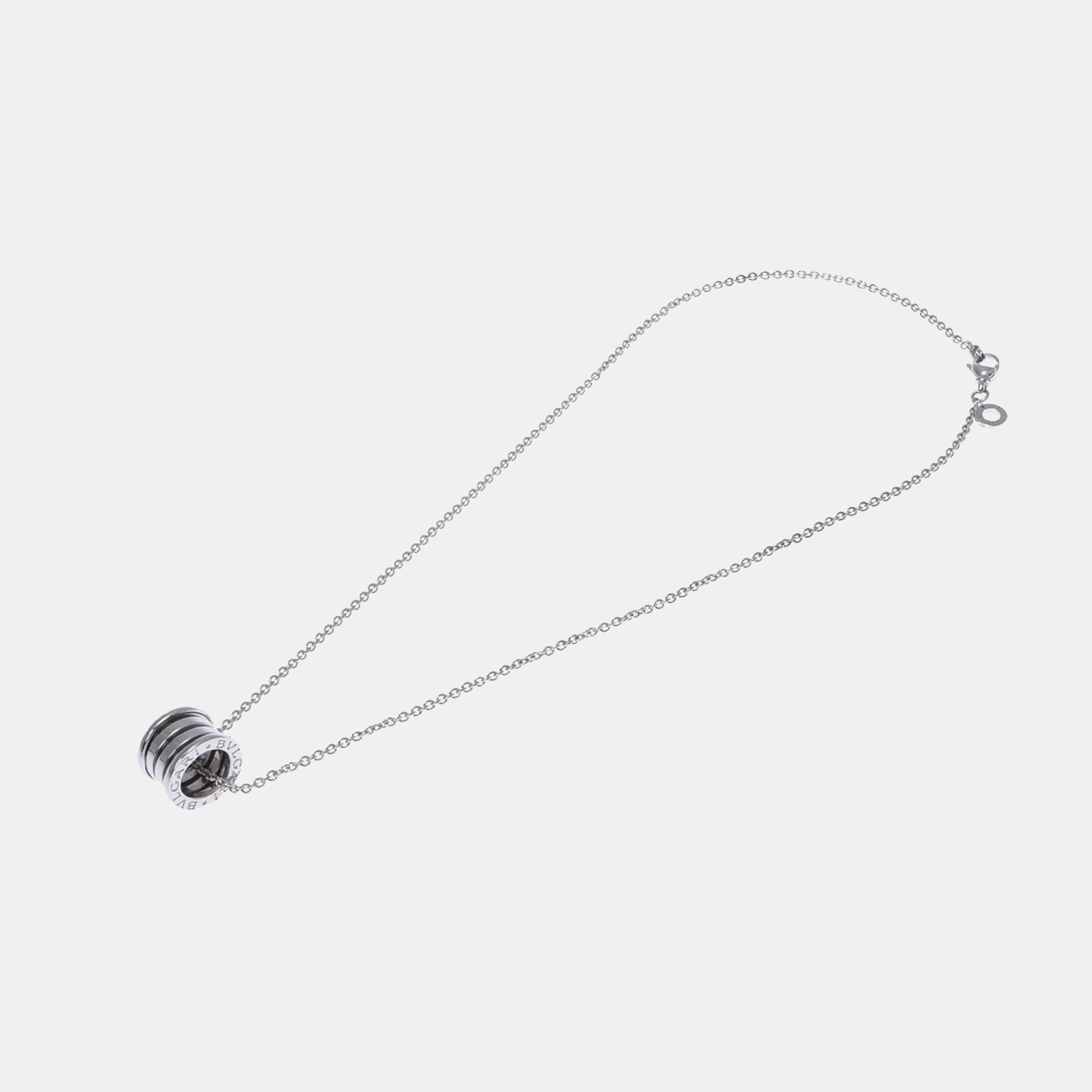 

Bvlgari B.Zero1 18K White Gold Necklace, Silver