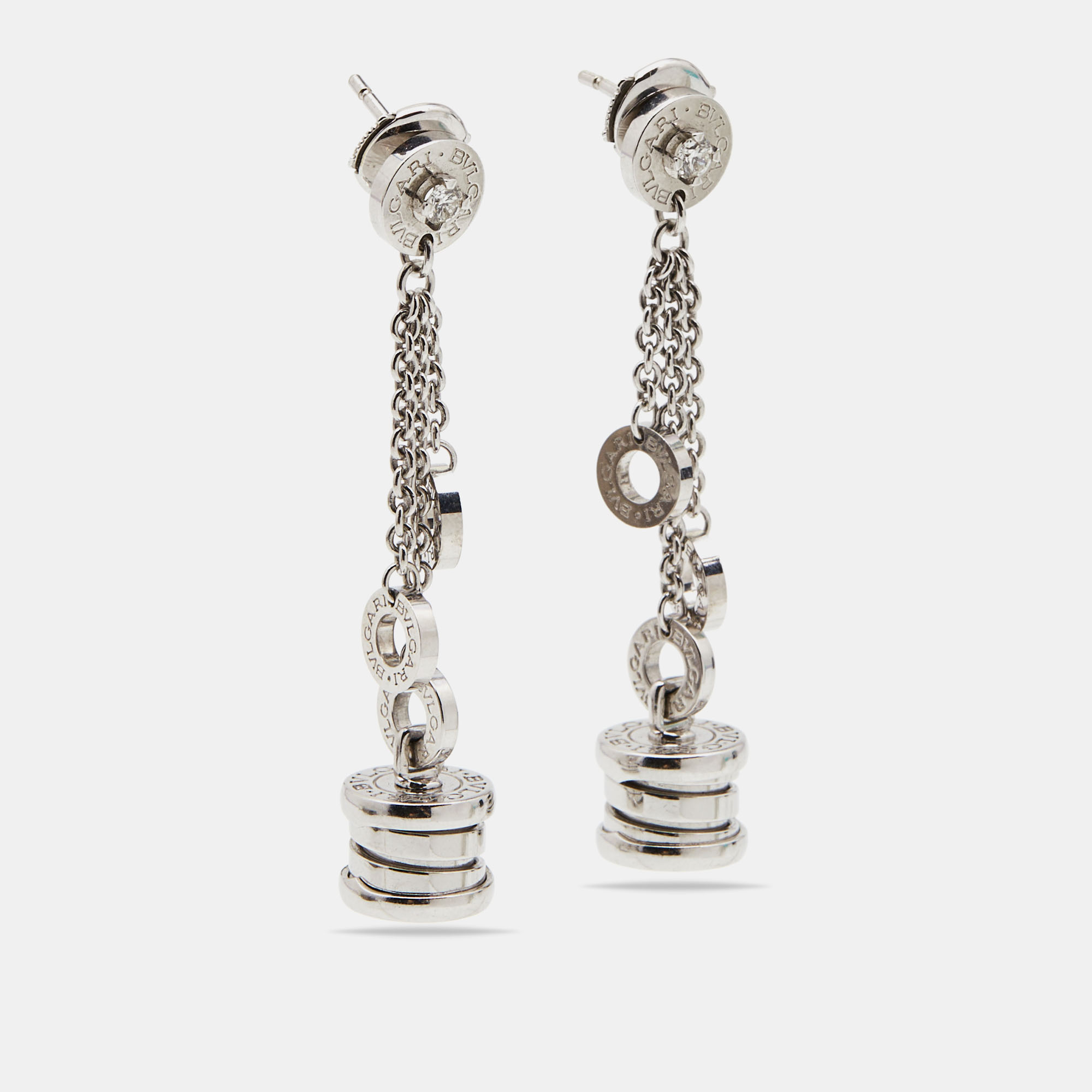 

Bvlgari B.Zero1 Diamonds 18k White Gold Earrings