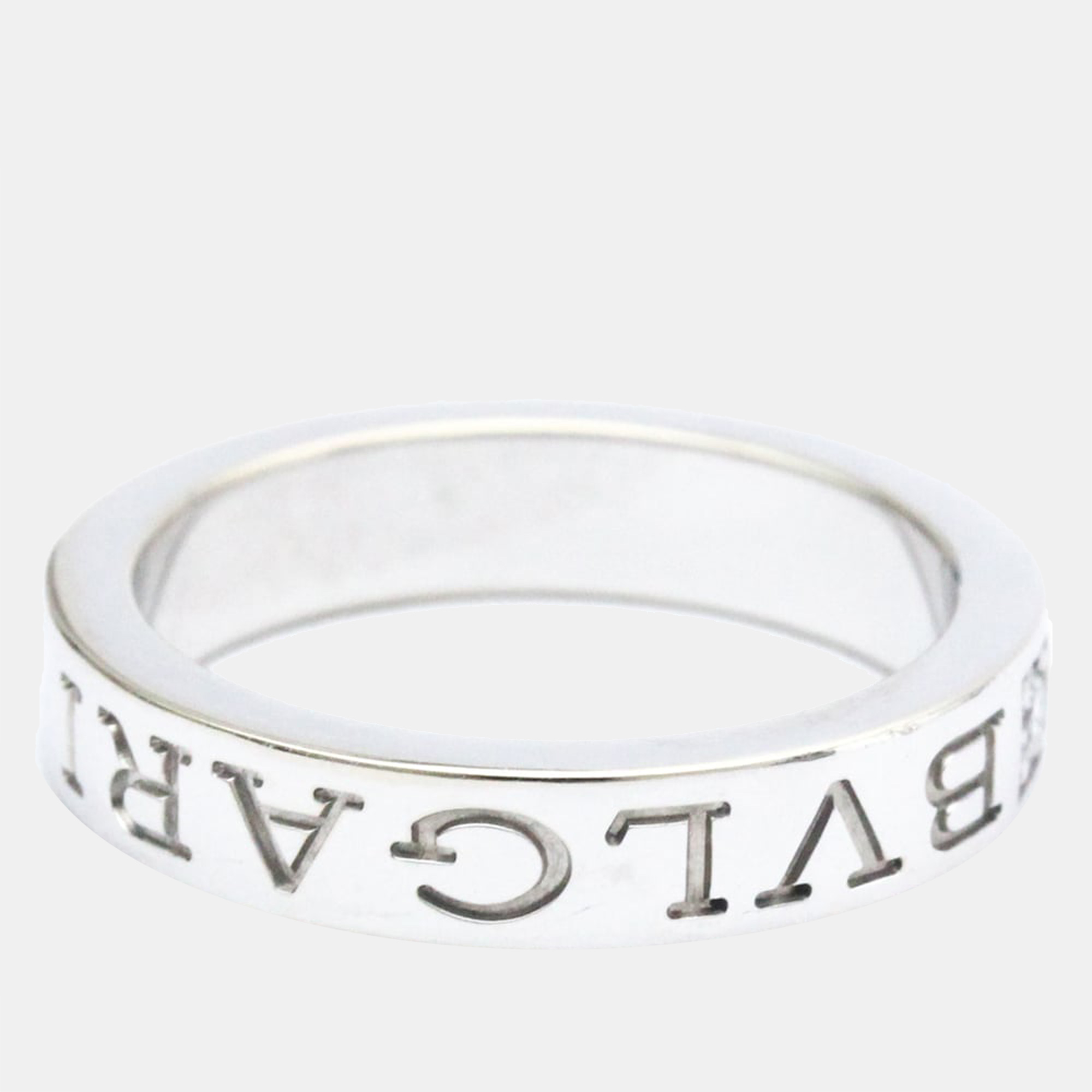 

Bvlgari Bvlgari Bvlgari 18K White Gold Diamond Ring EU 50.5