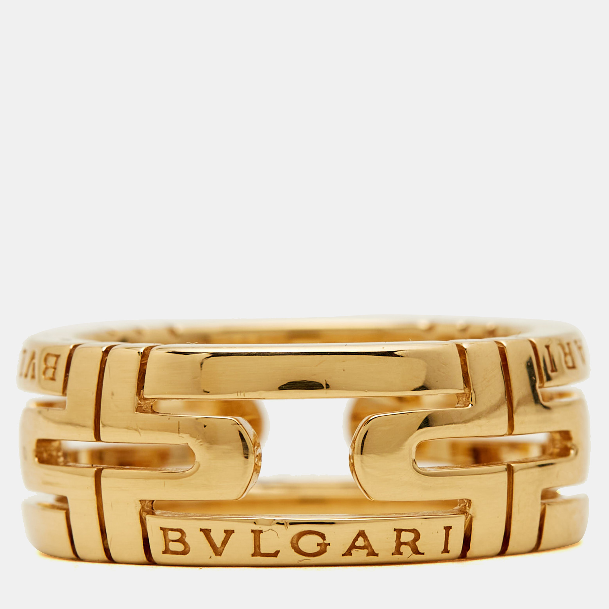 

Bvlgari Parentesi 18k Yellow Gold Ring Size