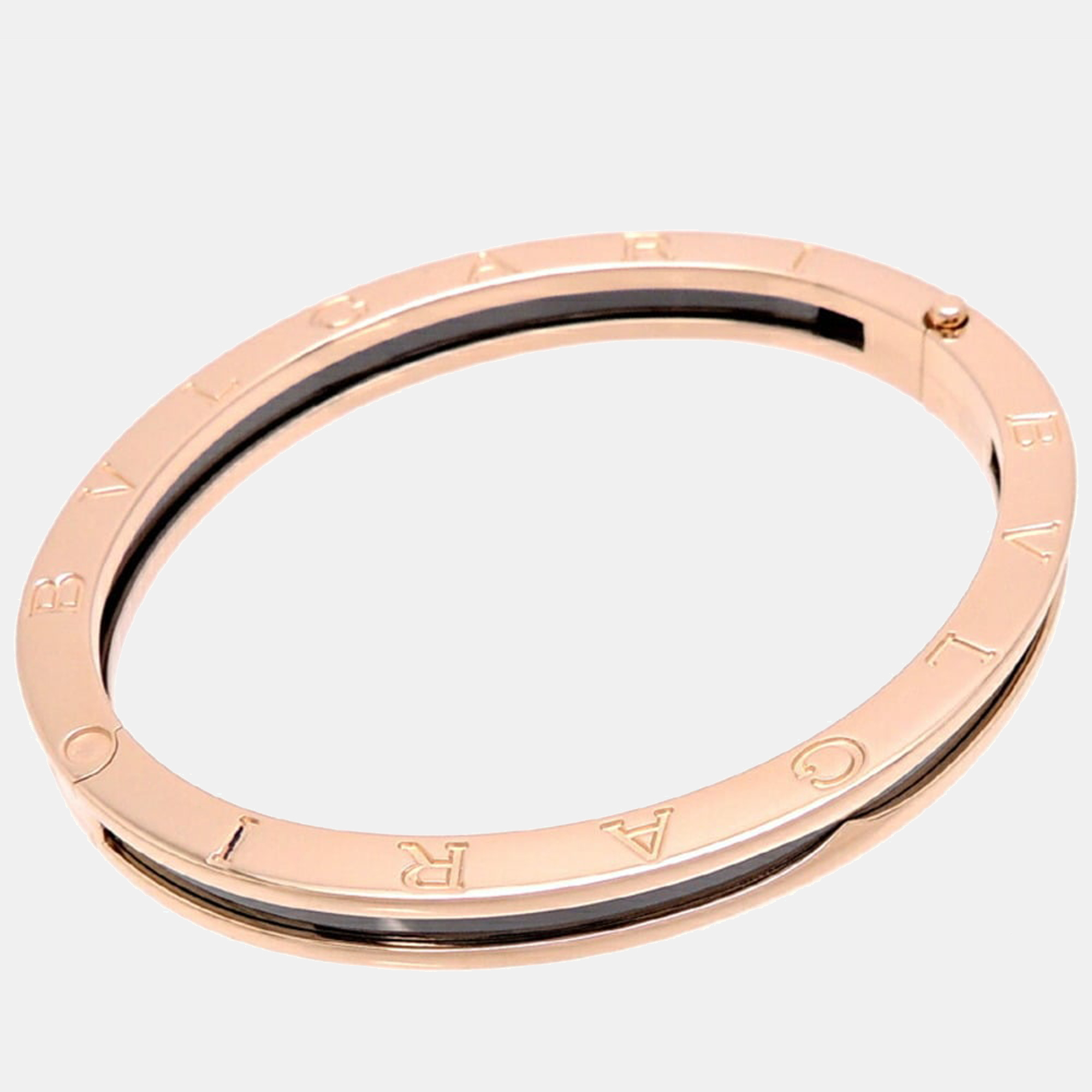 

Bvlgari B.Zero1 18K Rose Gold Ceramic Bracelet 19