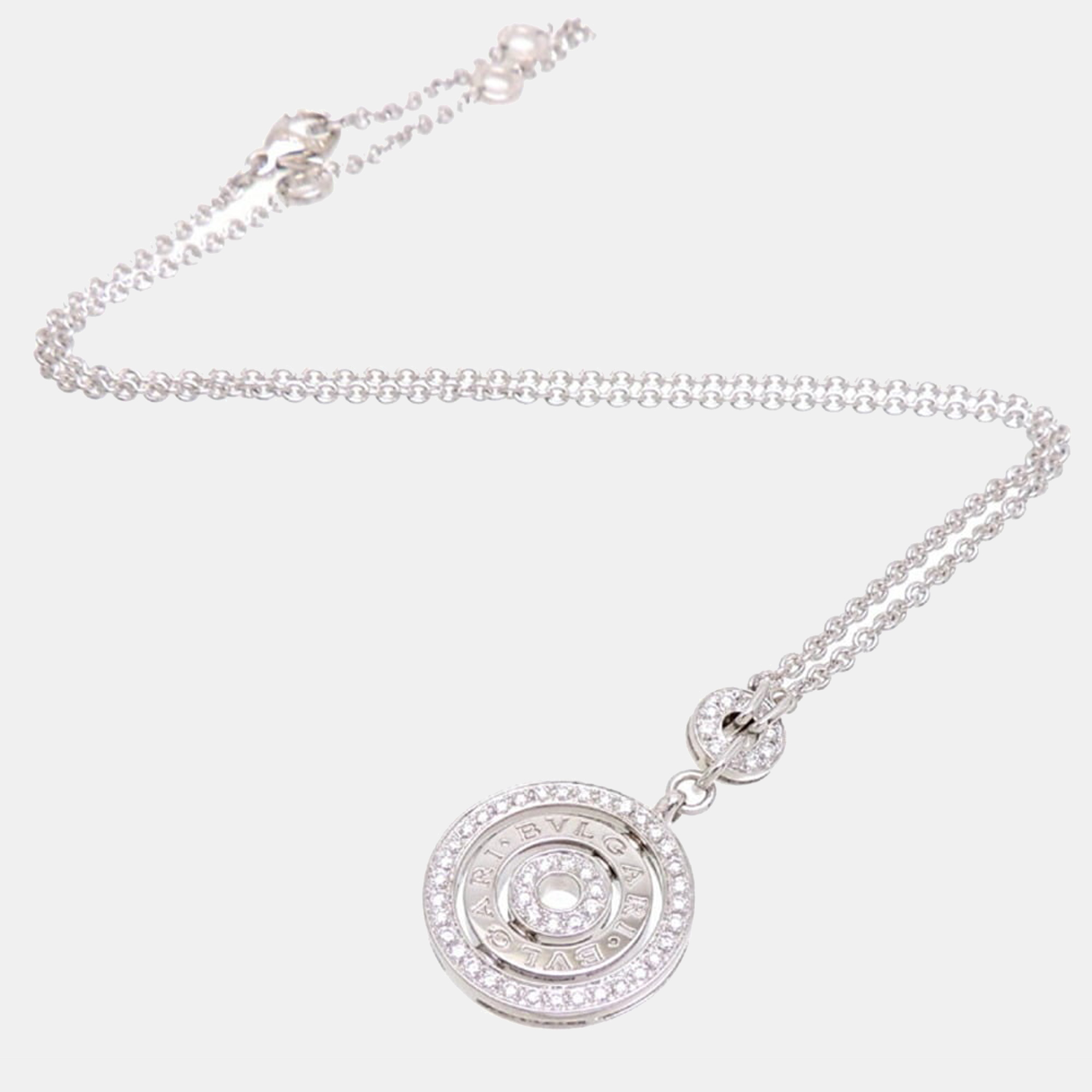 

Bvlgari Cerchi Astrale 18K White Gold Diamond Necklace