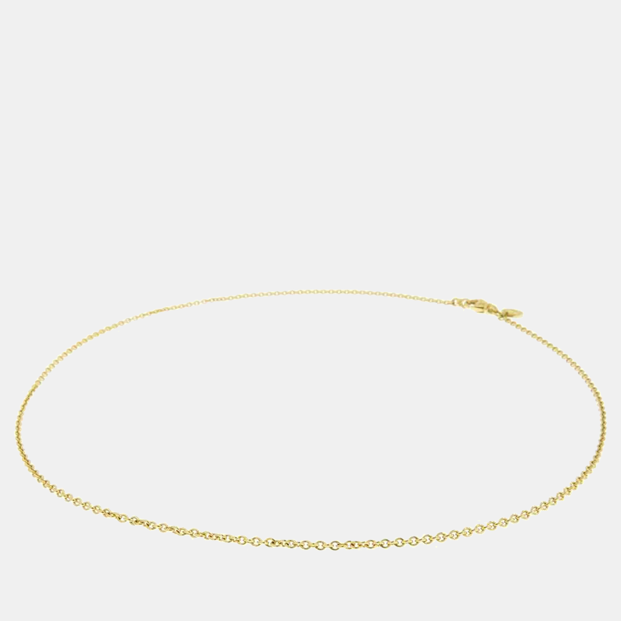 Pre Owned Bvlgari Catene Chain 18K Yellow Gold Necklace