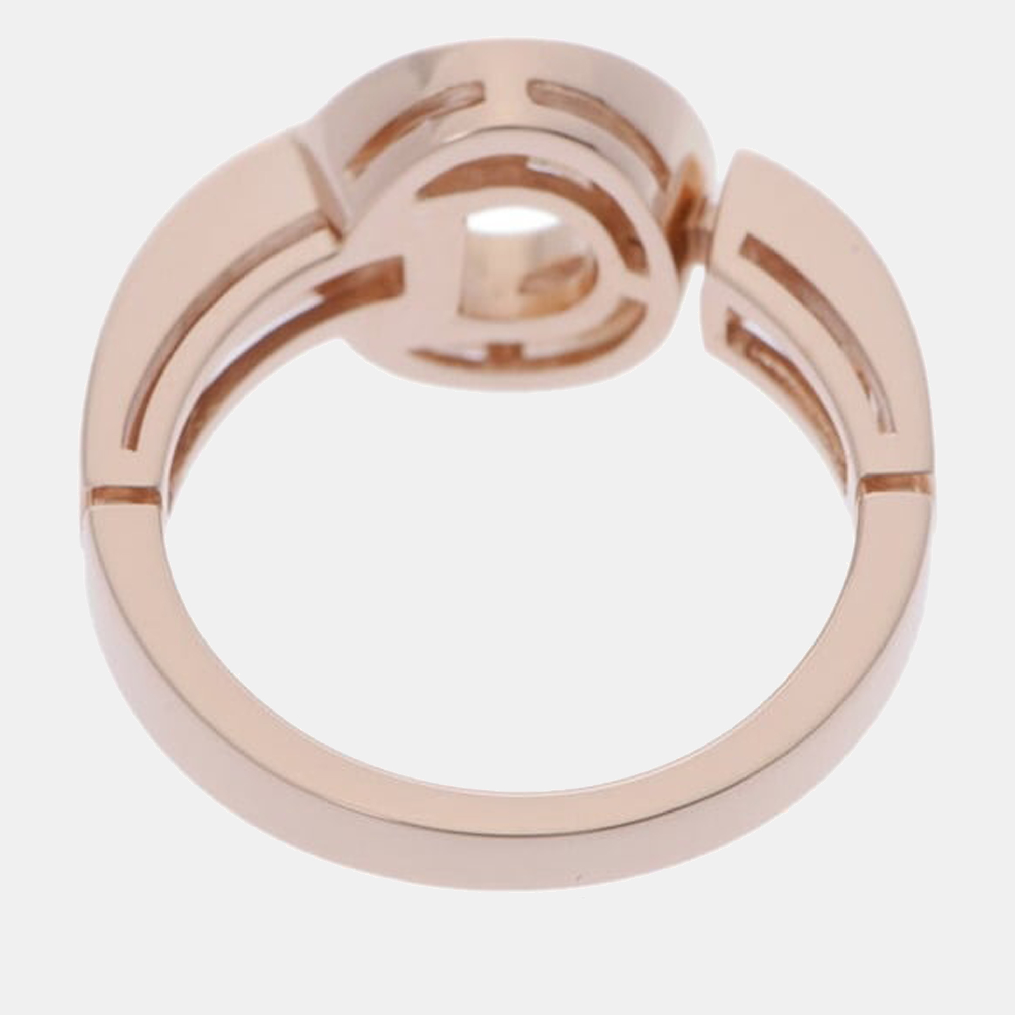 

Bvlgari Bvlgari Bvlgari 18K Rose Gold Diamond Ring EU 50.5