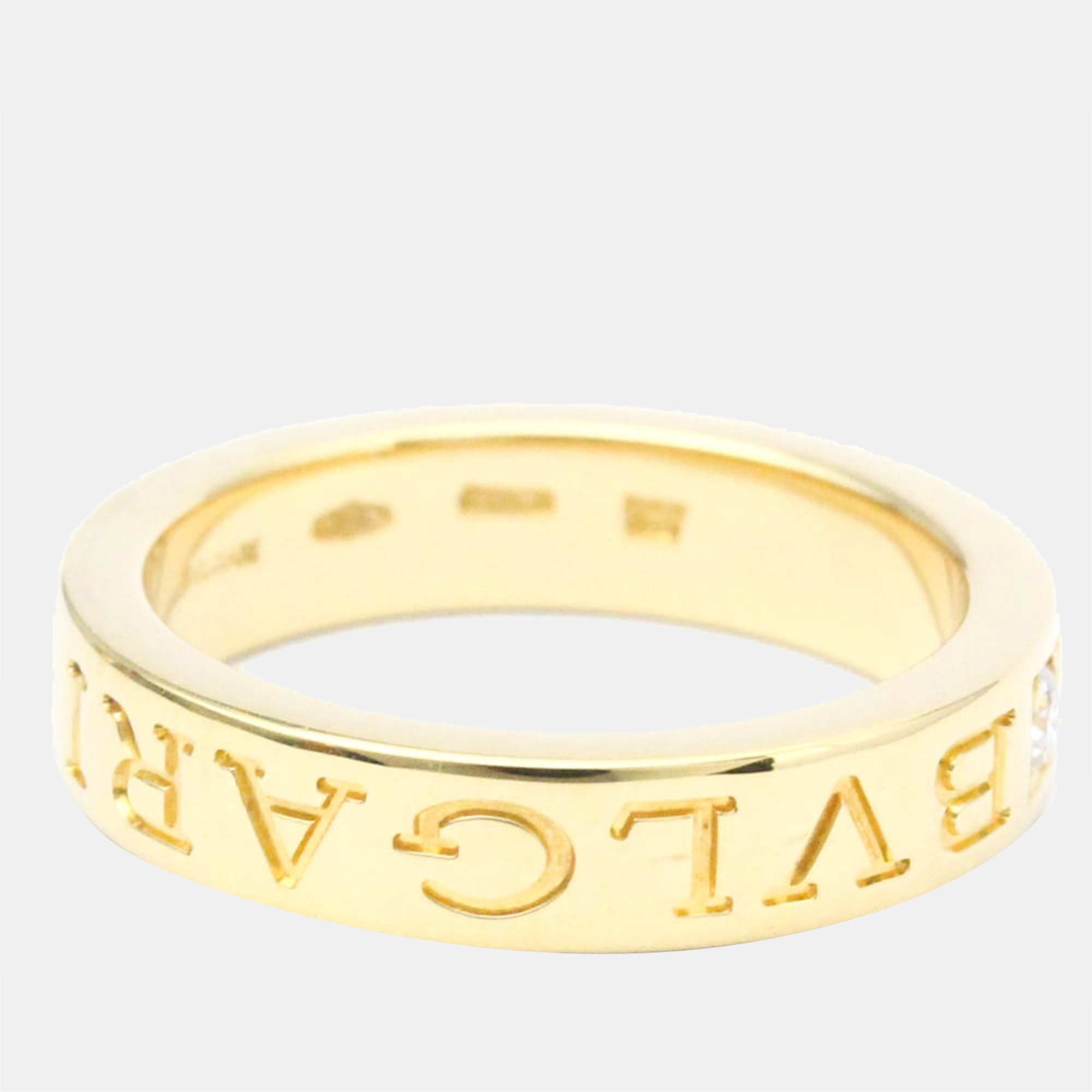 

Bvlgari Bvlgari Bvlgari 18K Yellow Gold Diamond Ring EU 49