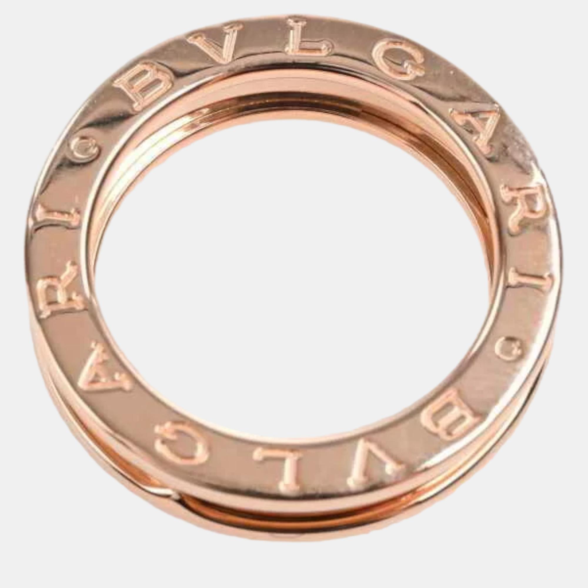 

Bvlgari B.Zero1 1-Band 18K Rose Gold Ring EU 50