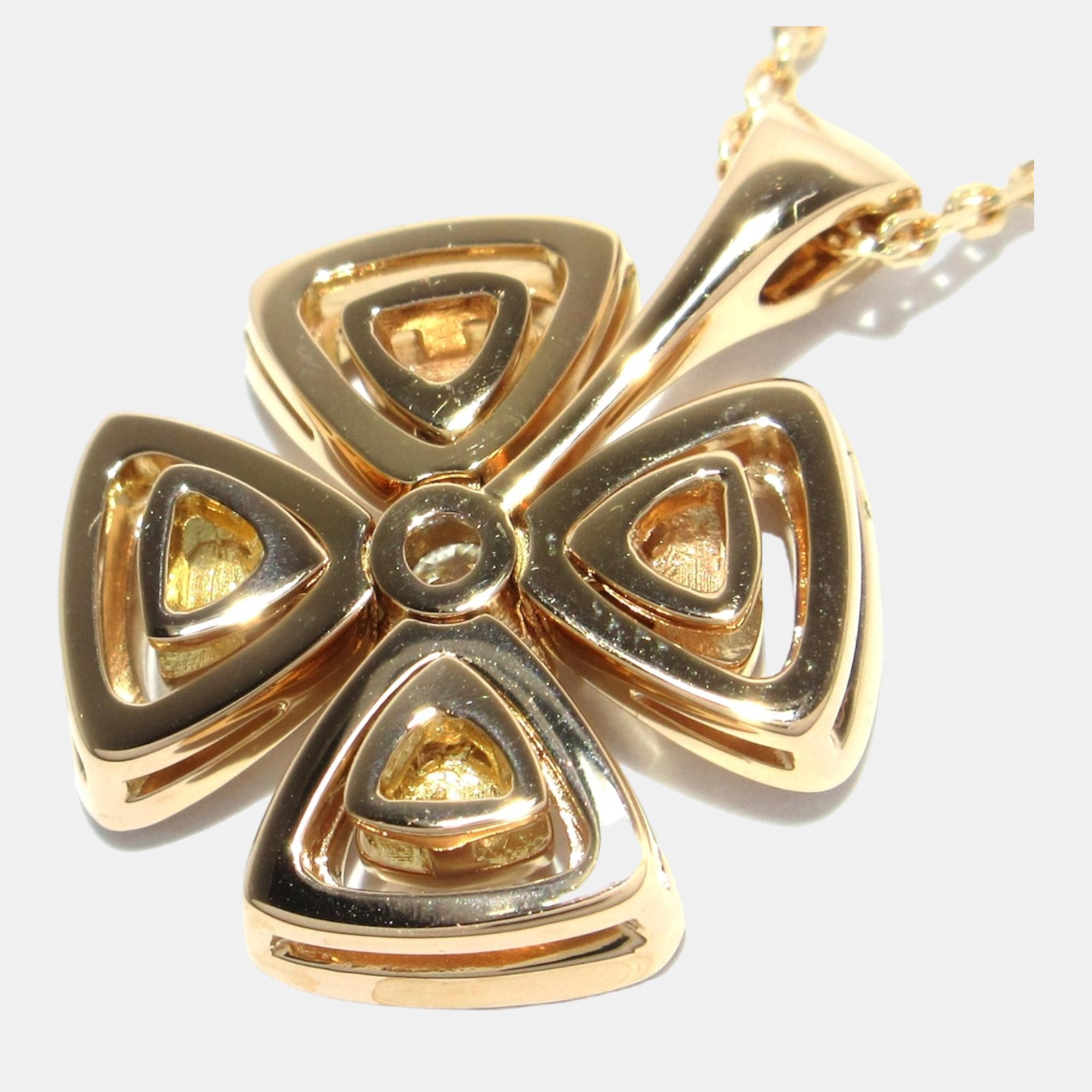

Bvlgari Fiorever 18K Rose Gold Diamond Necklace