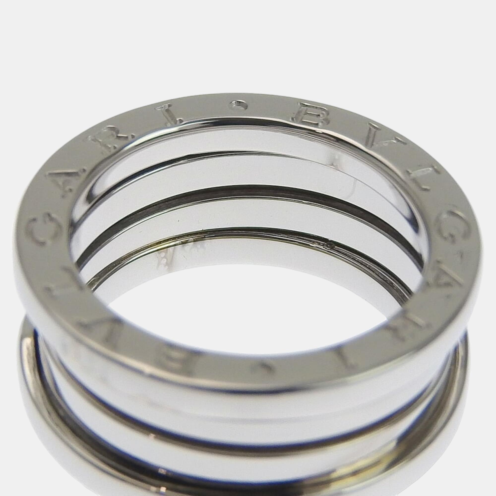 

Bvlgari B.Zero1 3-Band 18K White Gold Ring EU 50