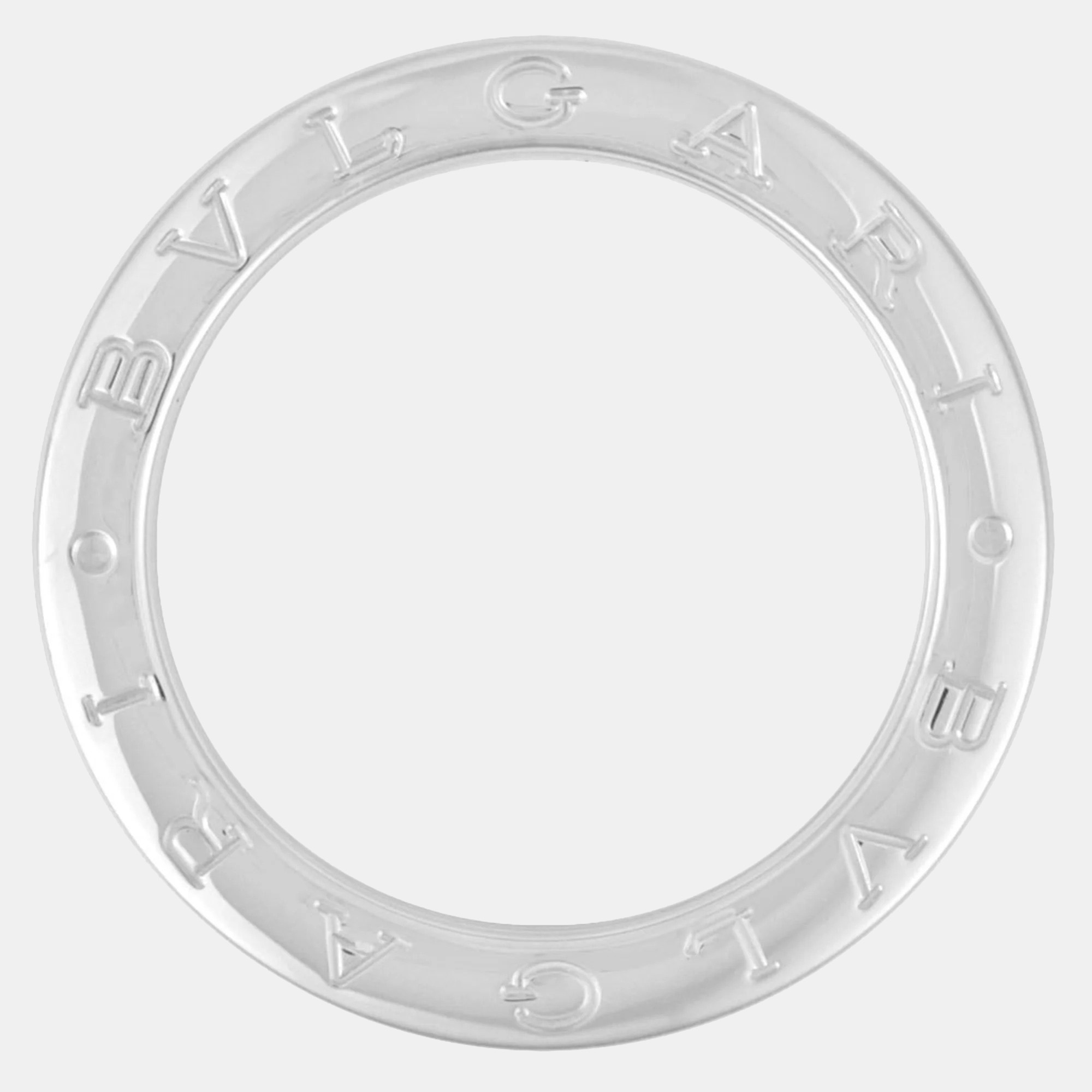 

Bvlgari B.Zero1 1-Band 18K White Gold Ring EU, Silver