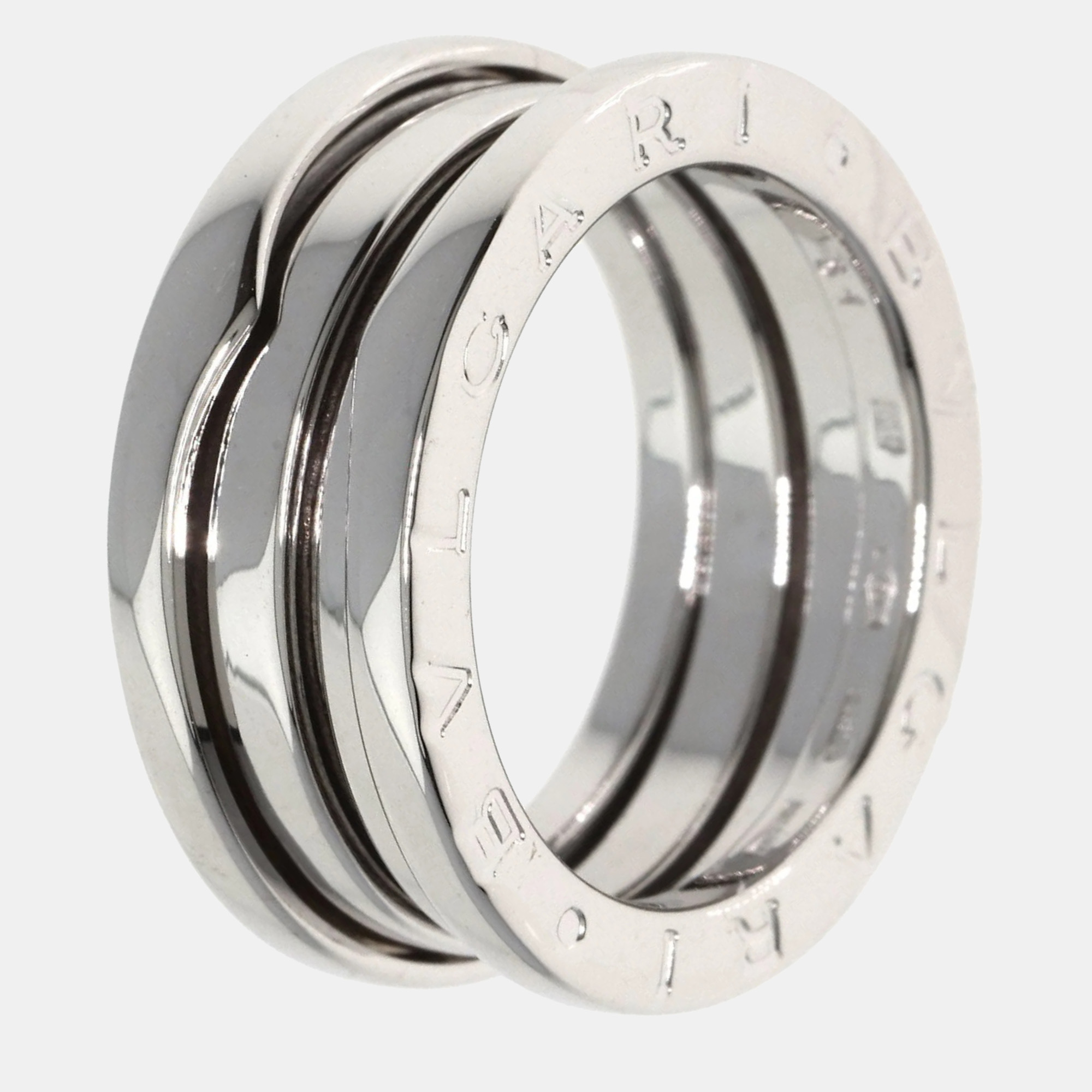 

Bvlgari B.Zero1 3-Band 18K White Gold Ring EU 51, Silver