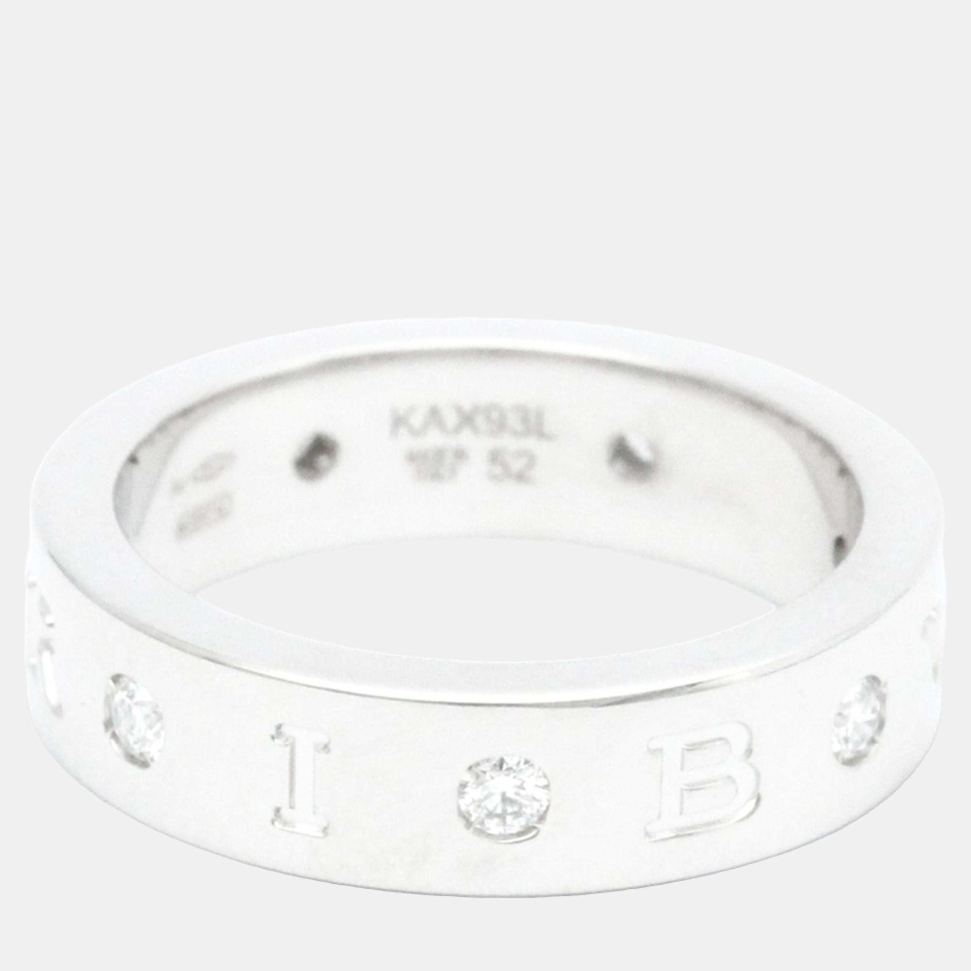 

Bvlgari Bvlgari Bvlgari 18K White Gold Diamond Ring EU 52